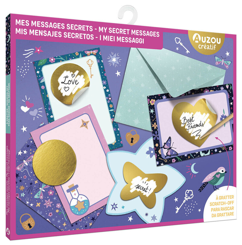 Mes messages secrets à gratter -  - AUZOU