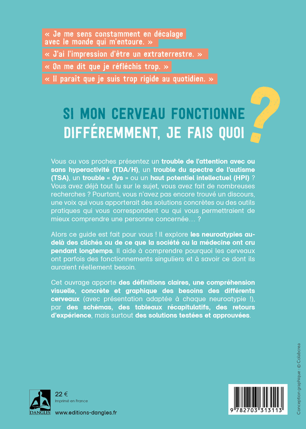 C’est quoi, les neuroatypies - Le vrai du faux sur l’autisme, le haut potentiel intellectuel, le TDA/H, les dys… - Camille Desbois - DANGLES