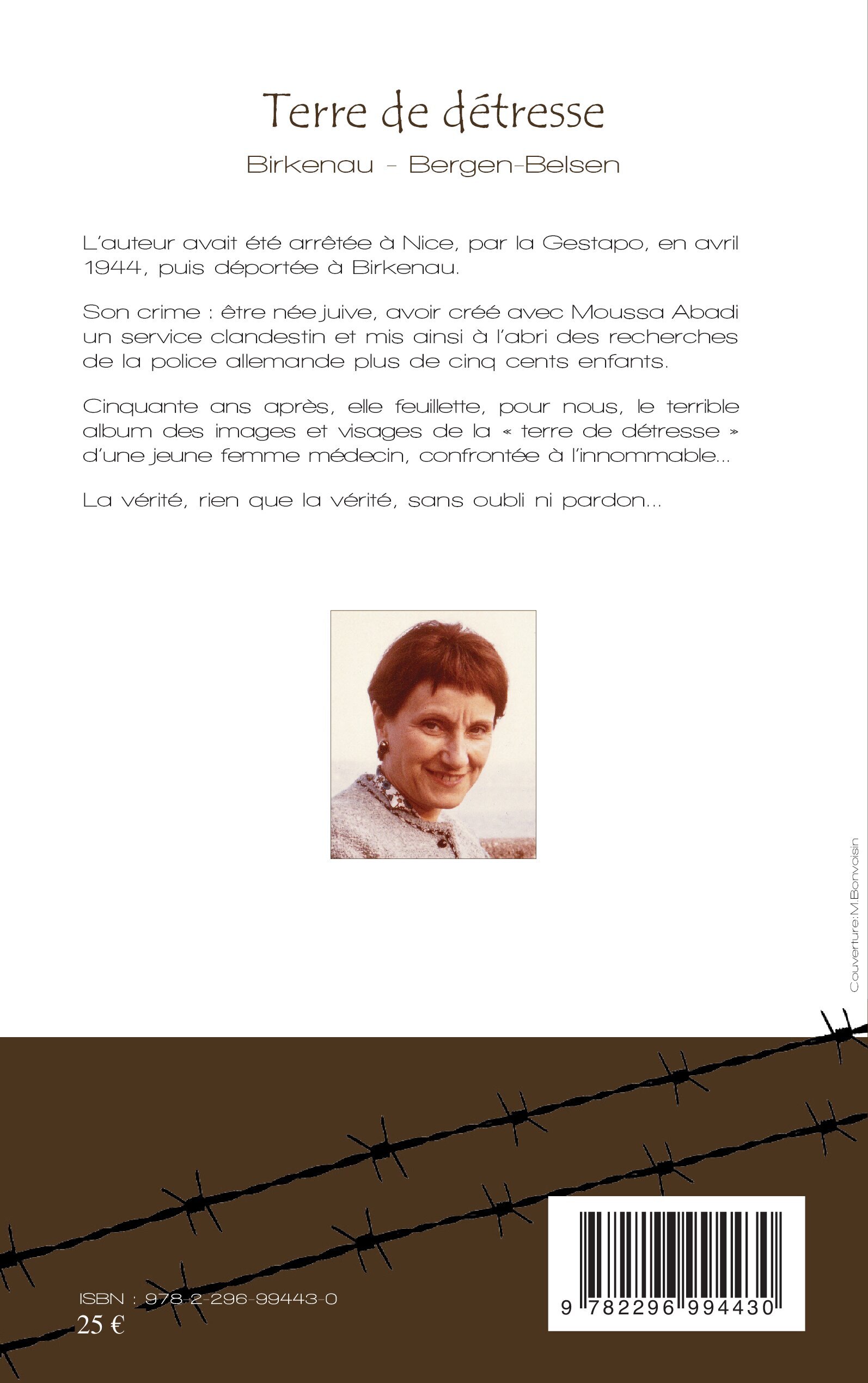 Terre de détresse - Odette Abadi - L'HARMATTAN