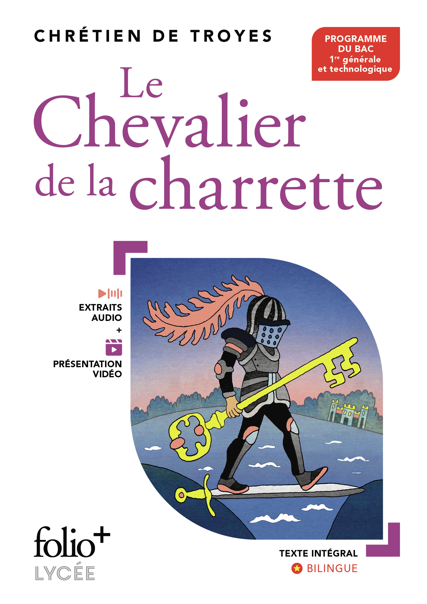 Le Chevalier de la charrette -  Chrétien de Troyes - FOLIO