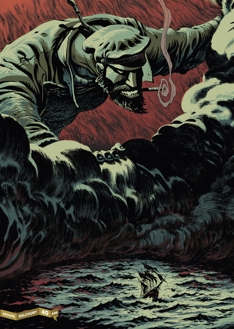 Le Loup des mers - Groupe Delcourt 40 ans -  Collectif, Reb's Riff - SOLEIL