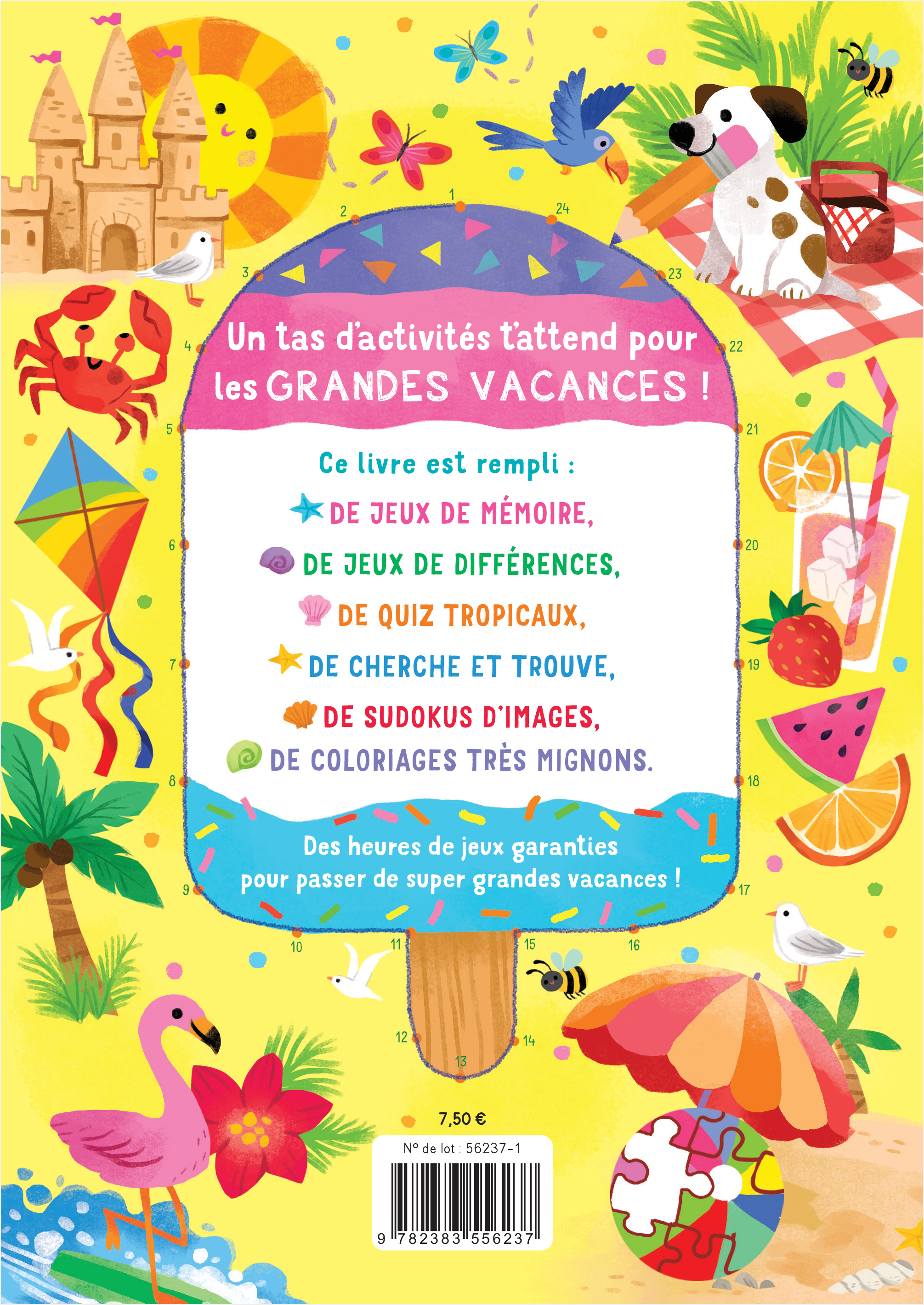 Mon super livre de jeux - Vacances d'été - Emma Taylor - MERCILESLIVRES