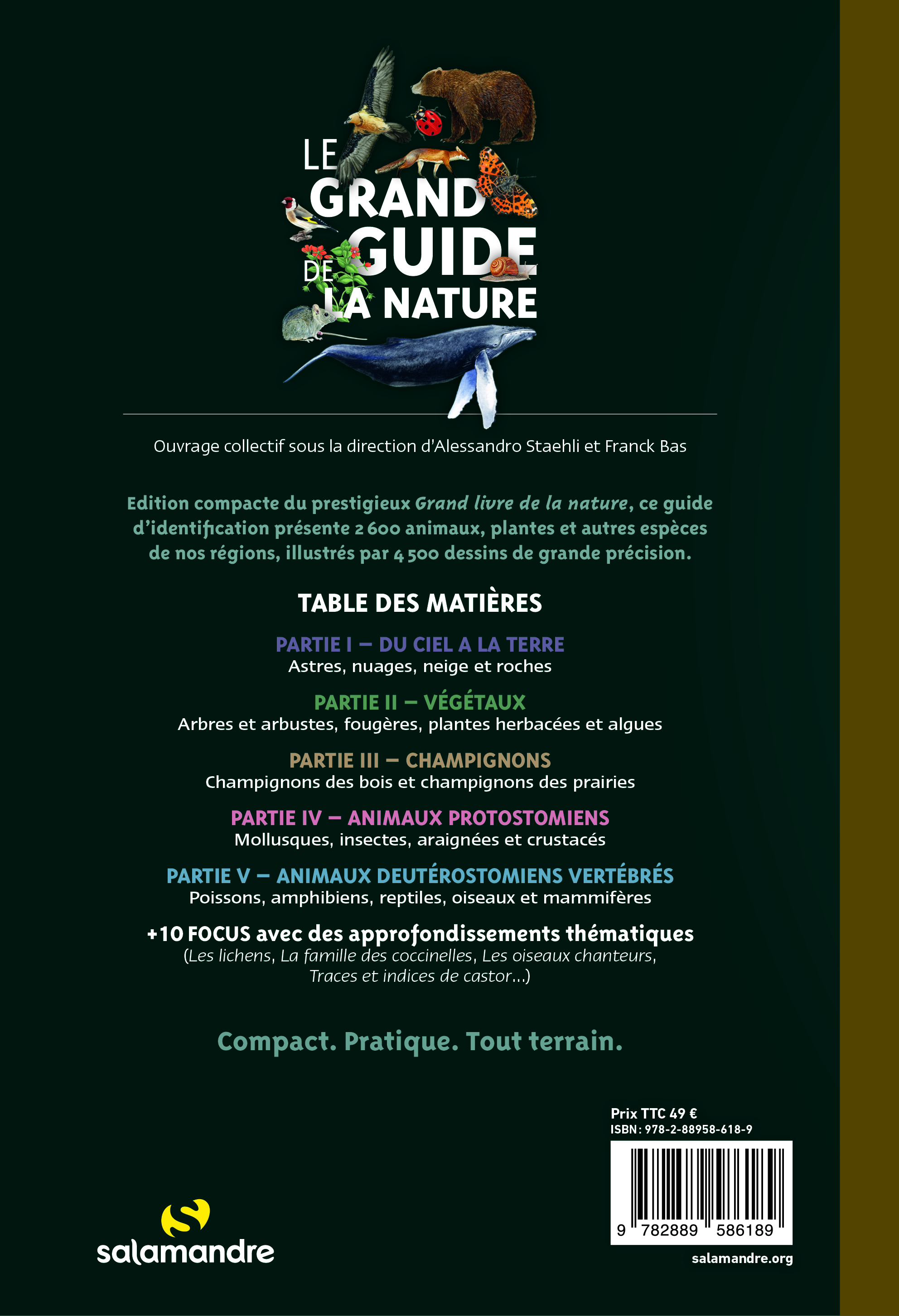 Le grand guide de la nature -  Collectif - LA SALAMANDRE