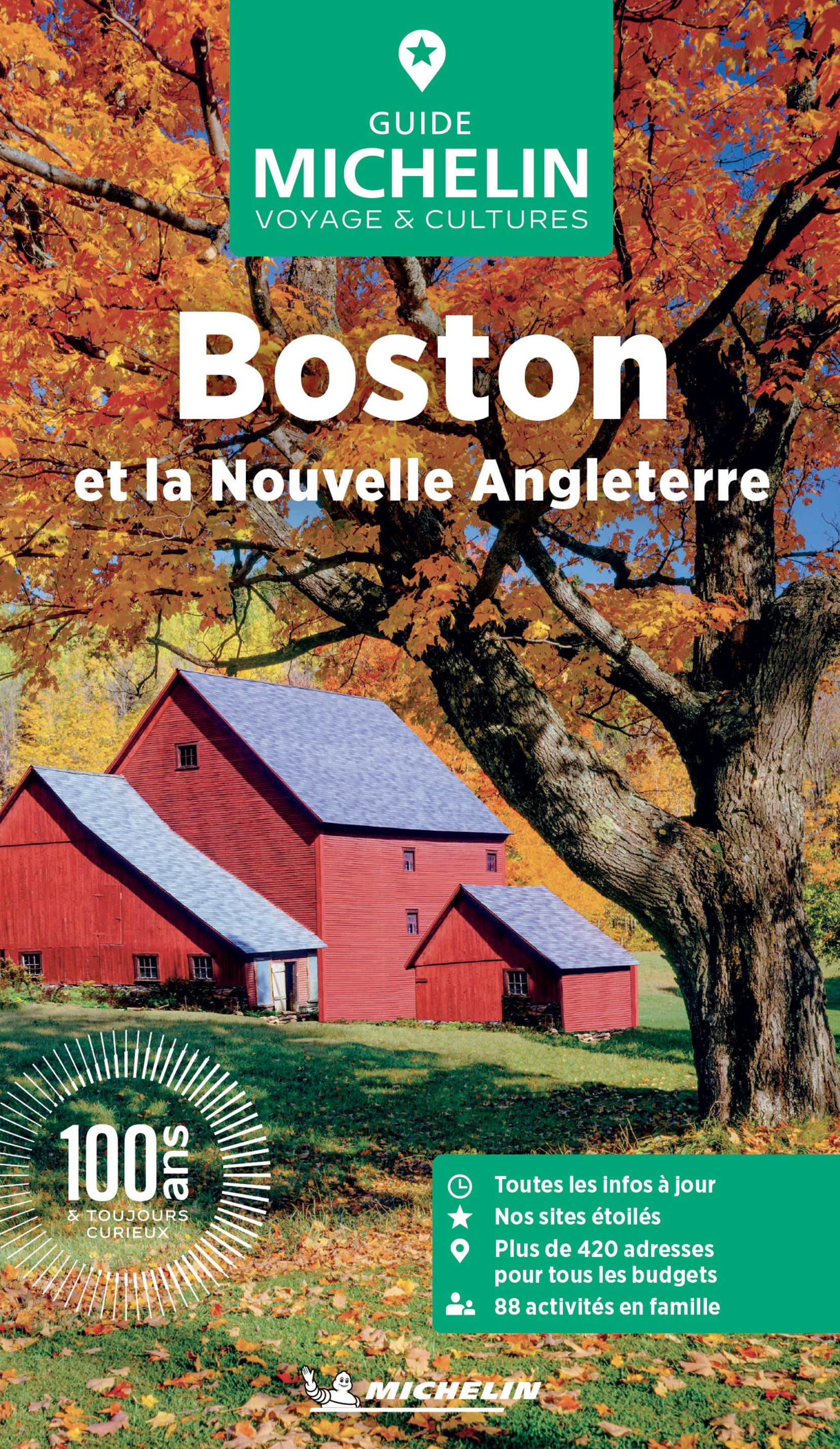 Guide Vert Boston et la Nouvelle Angleterre -  - MICHELIN
