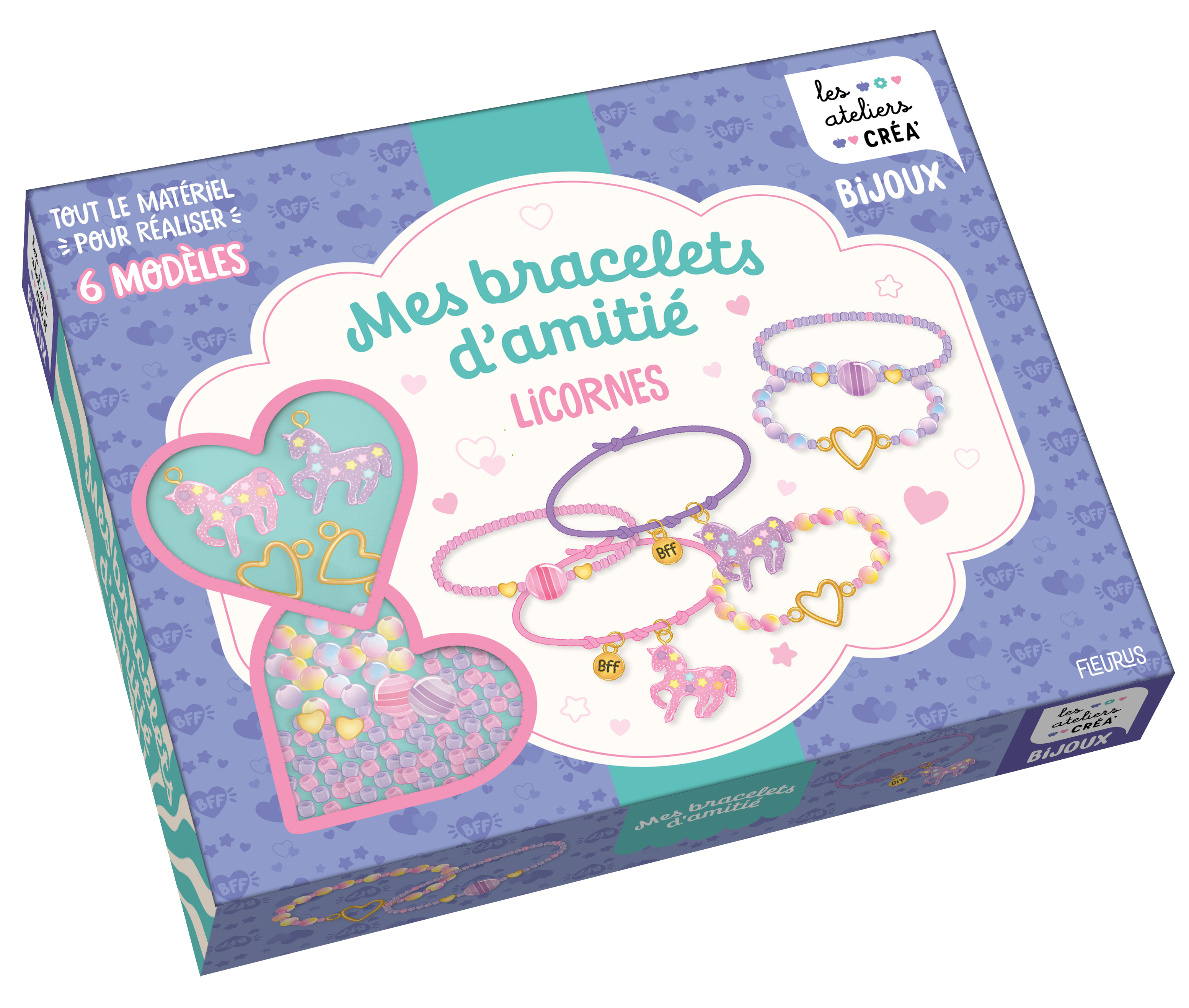 Mes bracelets d'amitié - Licornes -  - FLEURUS