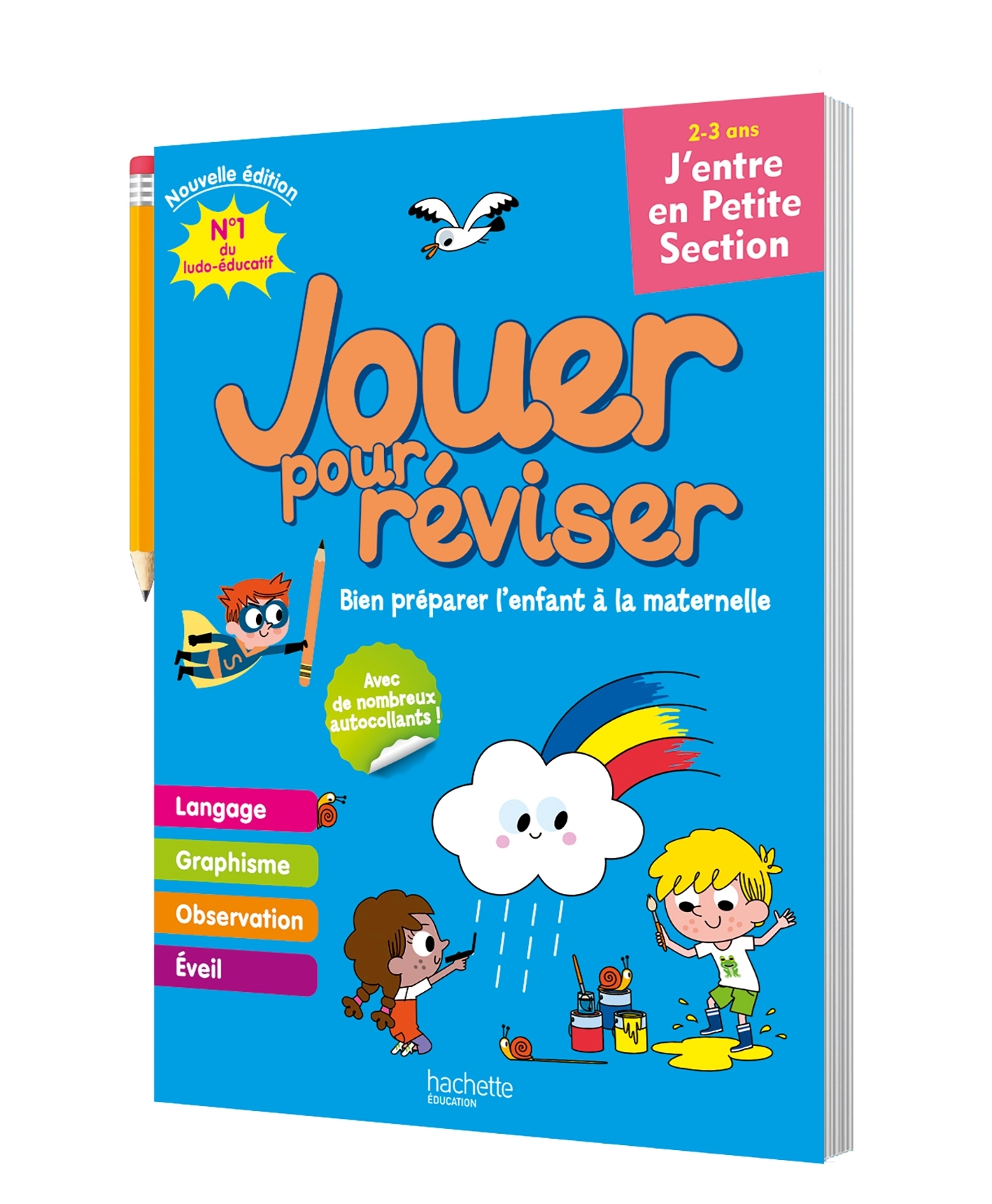 Jouer pour réviser - J'entre en Petite Section 2-3 ans - Cahier de vacances 2026 - Michele Lecreux, Pascal Guichard, Mehklin Lebourg, Sandra Lebrun - HACHETTE EDUC