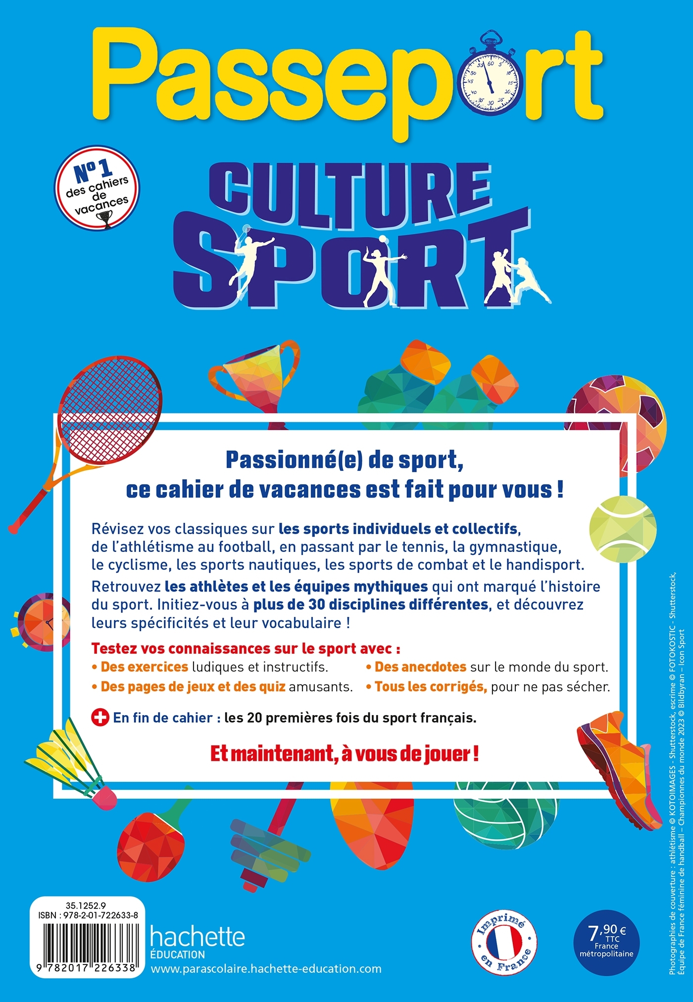 Passeport Adultes - Spécial Culture Sport - Cahier de vacances 2026 - Etienne Bonamy - HACHETTE EDUC