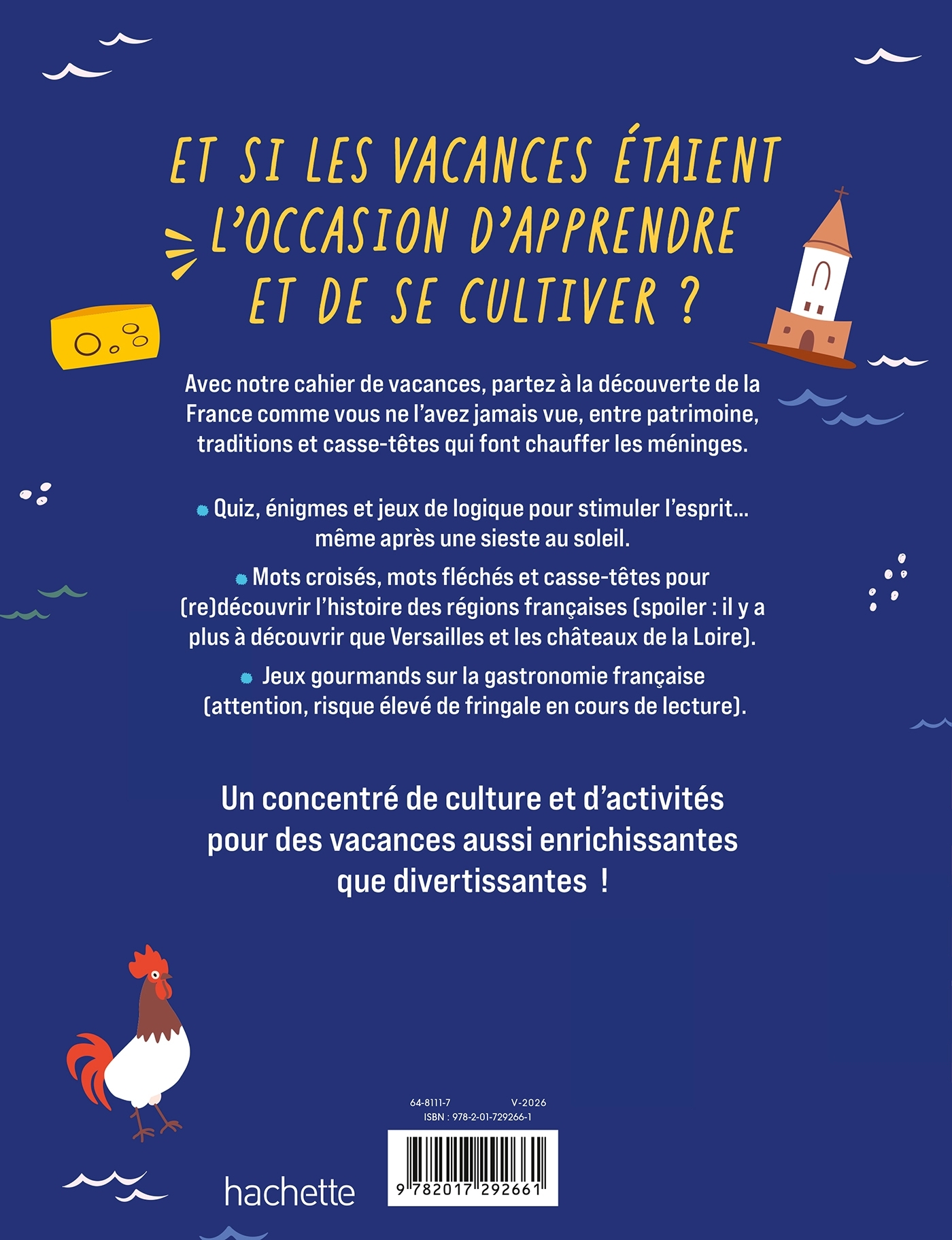 Le Cahier de Vacances Adulte Spécial France -   - HACHETTE PRAT