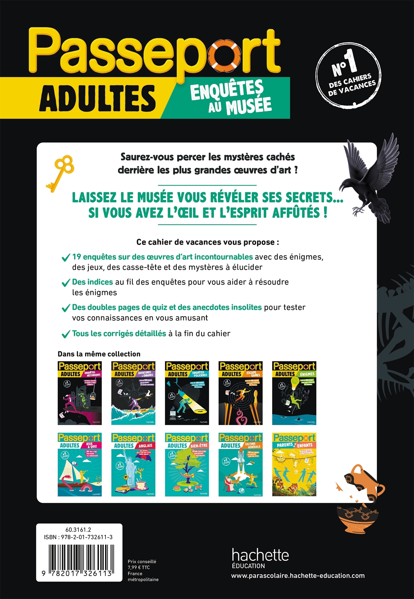 Passeport Adultes - Enquêtes au musée - Cahier de vacances 2026 - Cécile Danielle - HACHETTE EDUC