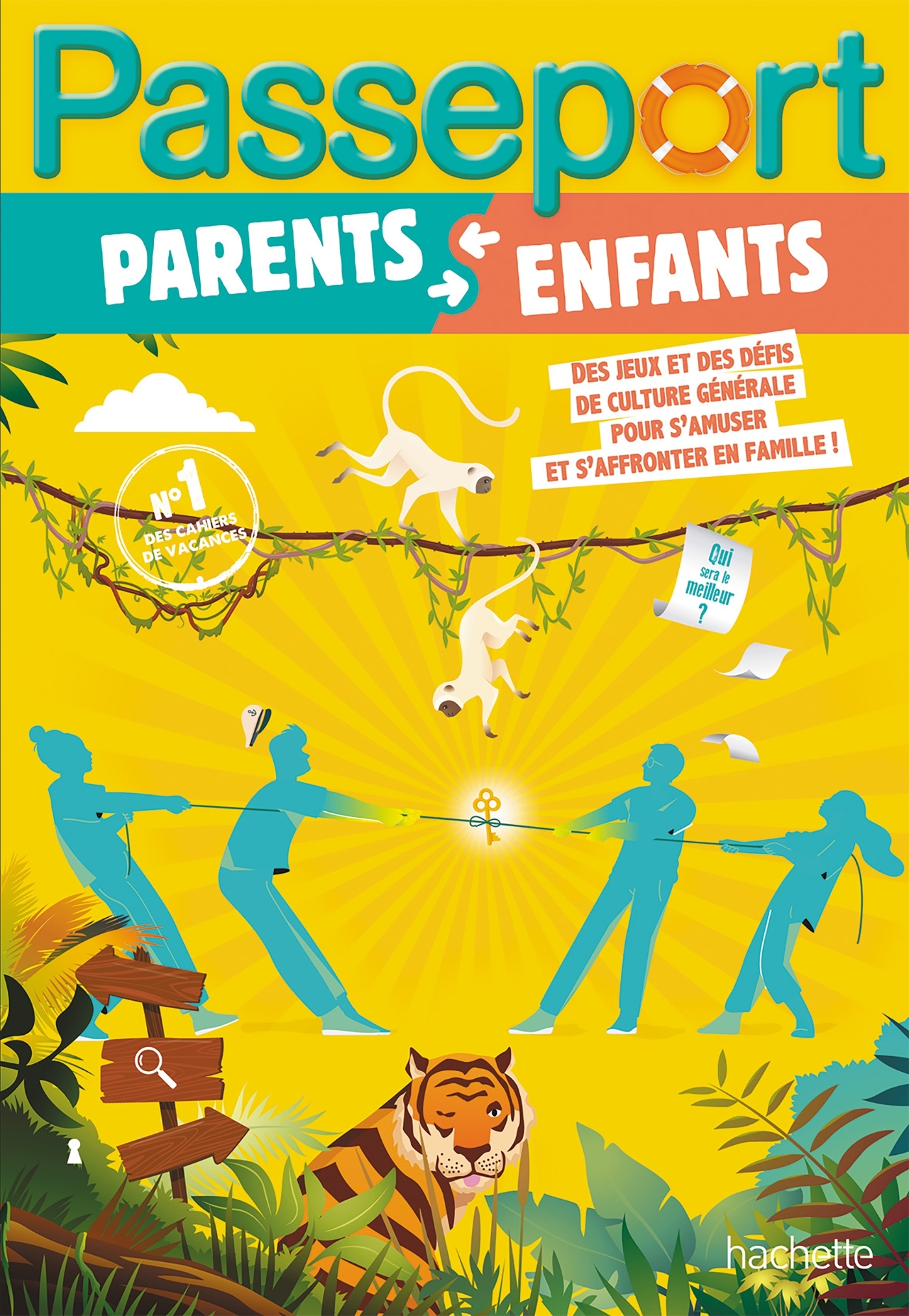 Passeport Parents et enfants Jeux et défis en famille - Cahier de vacances 2026 - Sandra Lebrun - HACHETTE EDUC