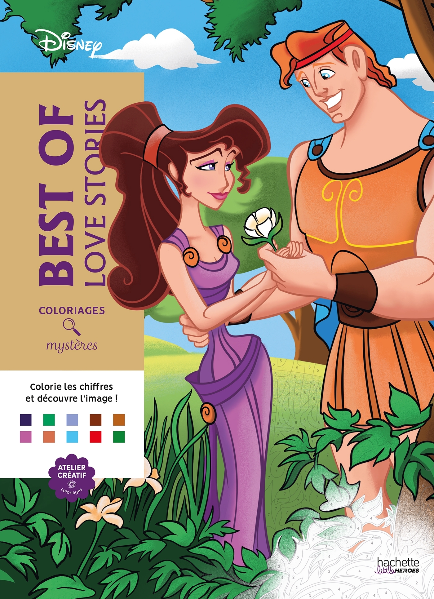 Coloriages Mystères Disney - Best of Love Stories -  - HACHETTE HEROES