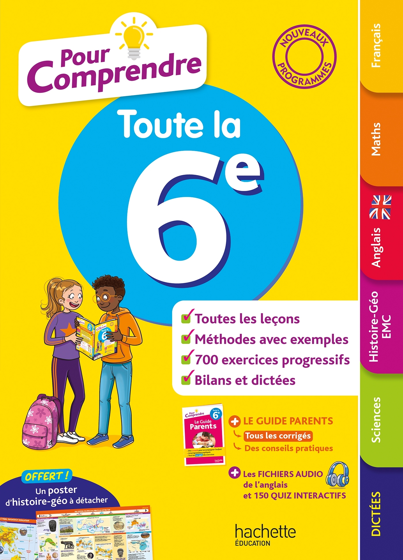 Pour Comprendre Toute la 6e - Michèle Blanc, Andre Michoux, Catherine Reynaud, Pierre Reynaud, Isabelle Lisle, Sébastien Dessaint, Malorie Gorillot - HACHETTE EDUC