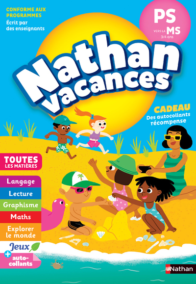 Nathan Vacances Maternelle PS vers la MS 3/4 ans - Catherine Serres - NATHAN