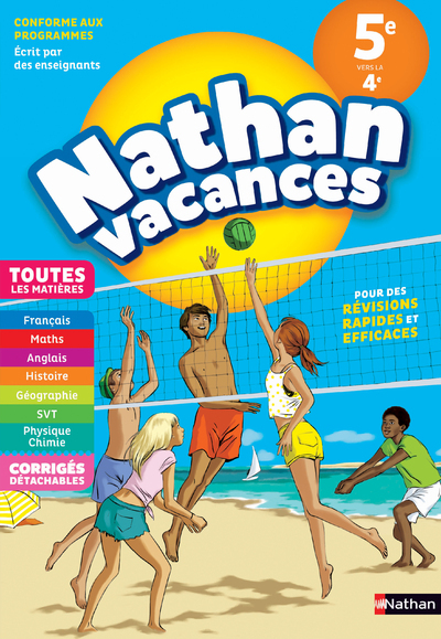 Cahier de Vacances Collège Tout en un 5ème/4ème - Alexandra BERNARD, Stéphanie Hivert, Maïtena Louis, Éric Zdobych - NATHAN