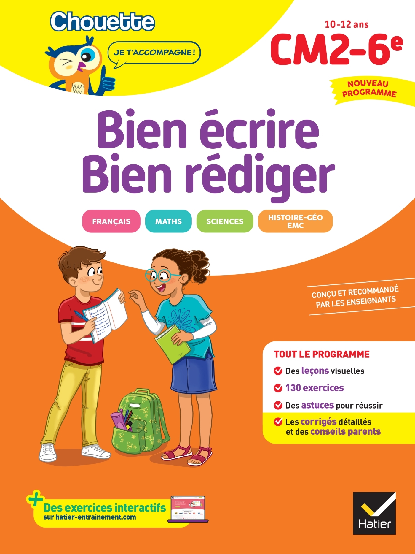 Chouette - Bien écrire, bien rédiger CM2/6e - Véronique Virzi-Roustan, Yannick Robert - HATIER