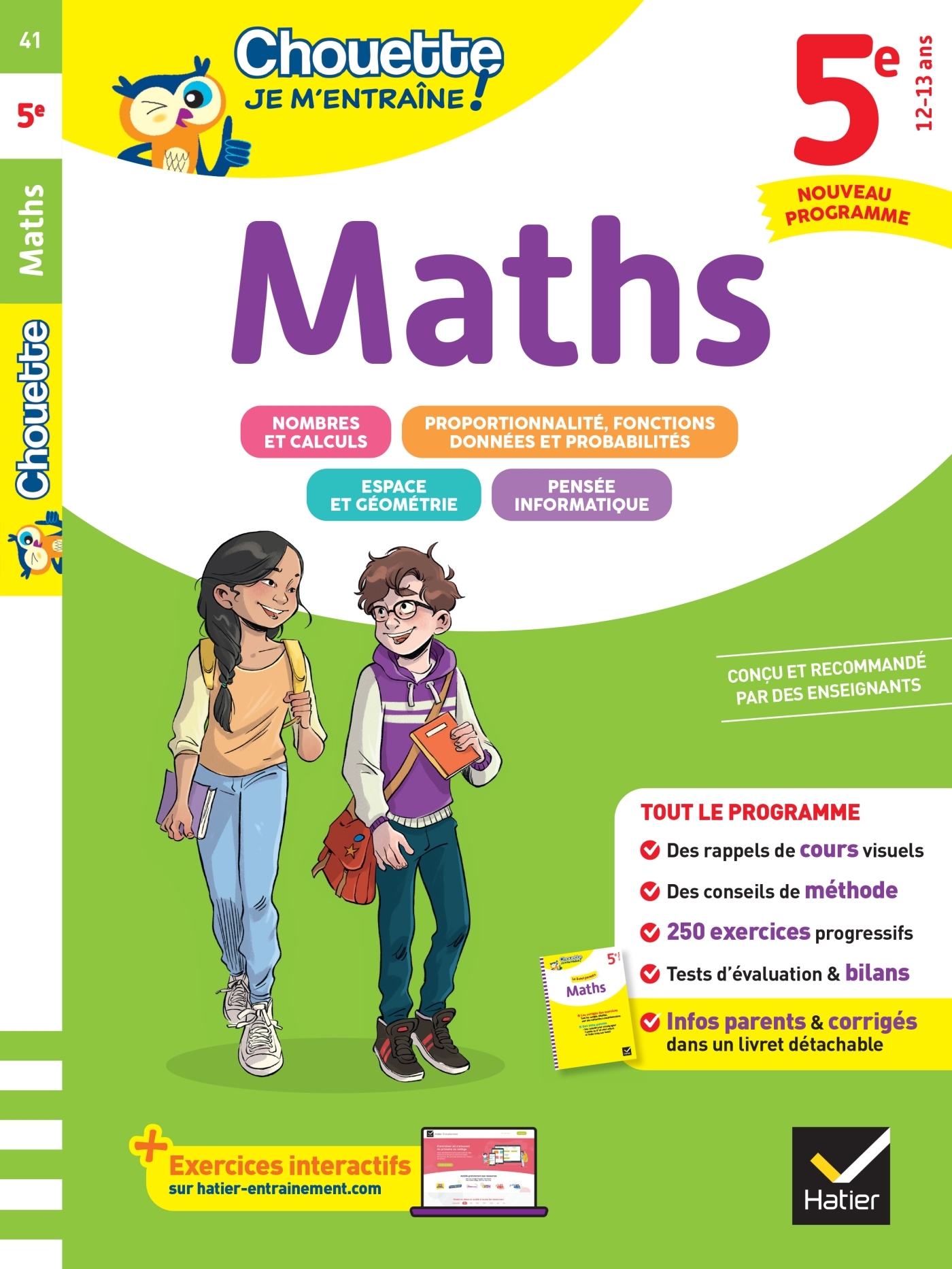 Chouette - Maths 5e - Nouveau programme - Gérard Bonnefond, Daniel Daviaud, Bernard Revranche - HATIER