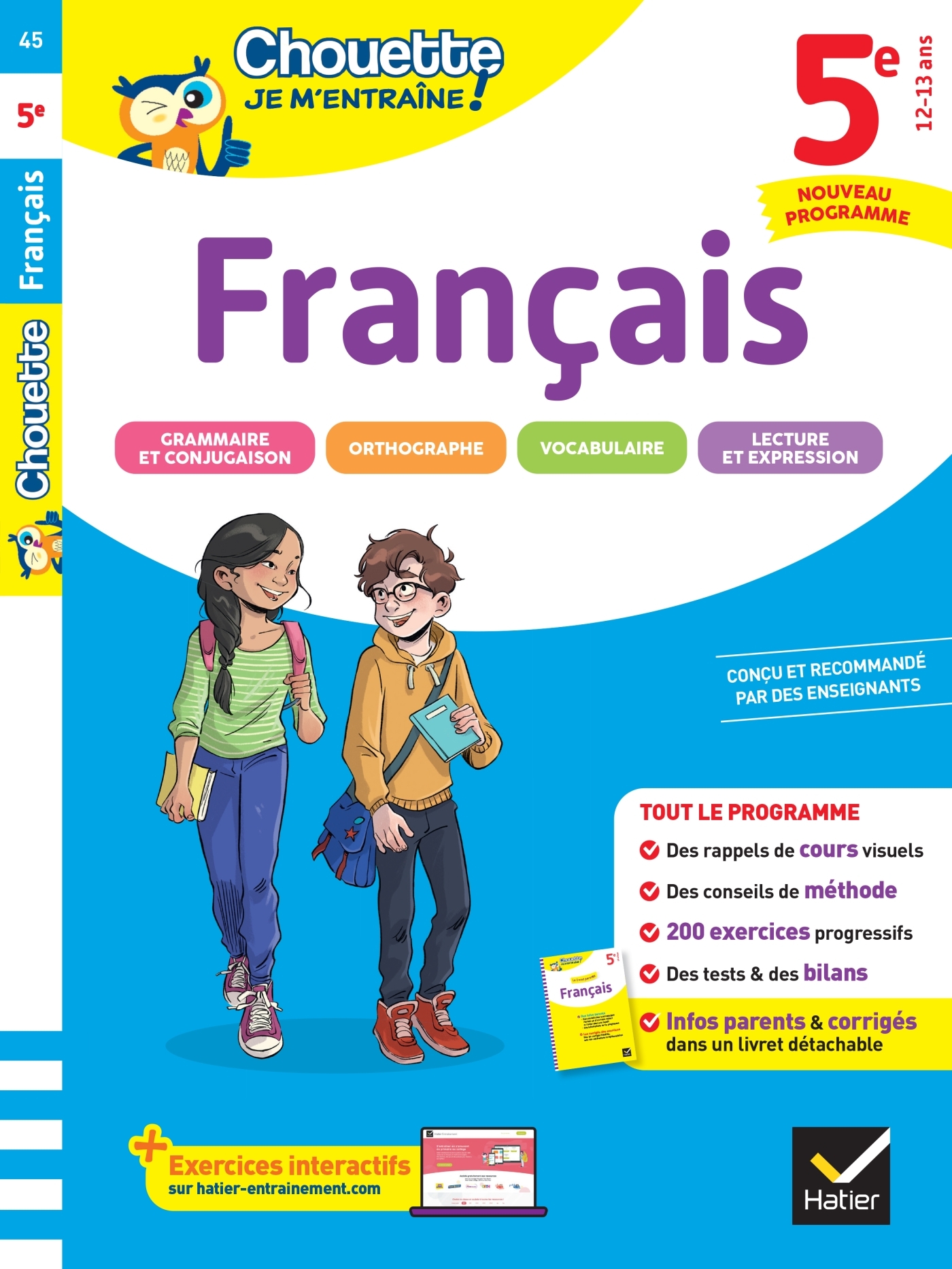 Chouette - Français 5e - Nouveau programme - Blandine Cossa, Thierry Marquetty - HATIER