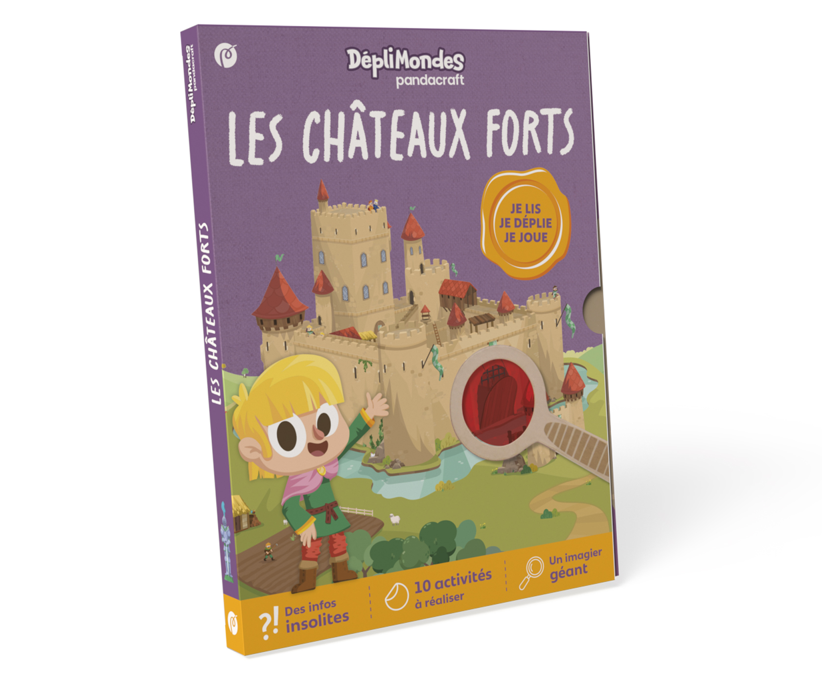 Les châteaux forts - DépliMondes dès 4 ans -  - PANDACRAFT