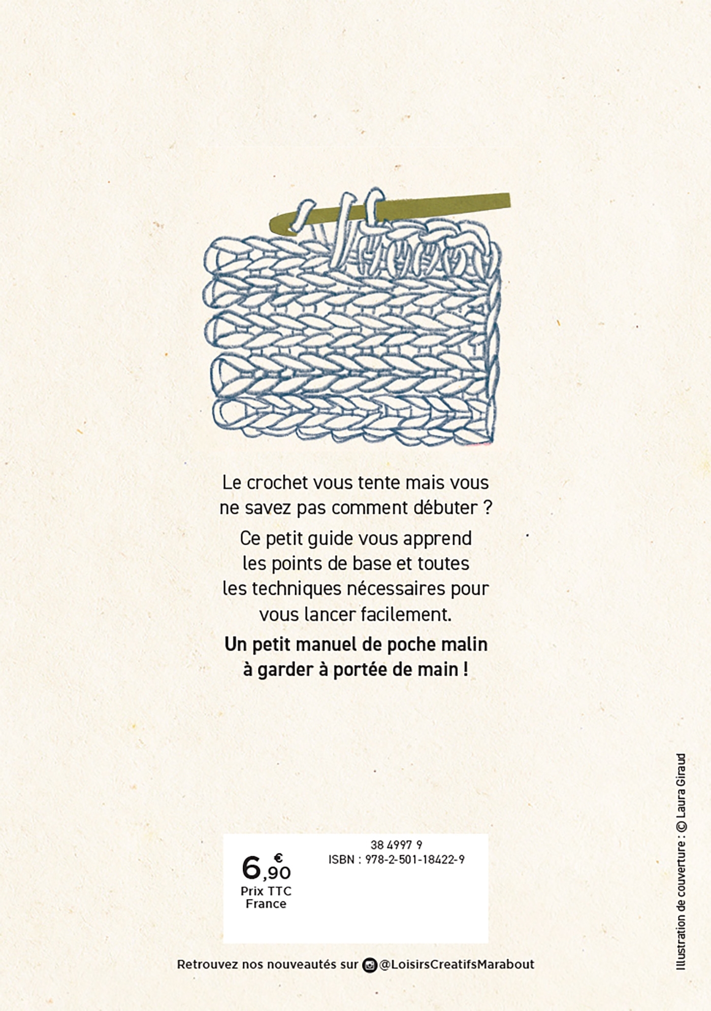 Mon p'tit cours de Poche : Le crochet - Marie-Noëlle Bayard - MARABOUT