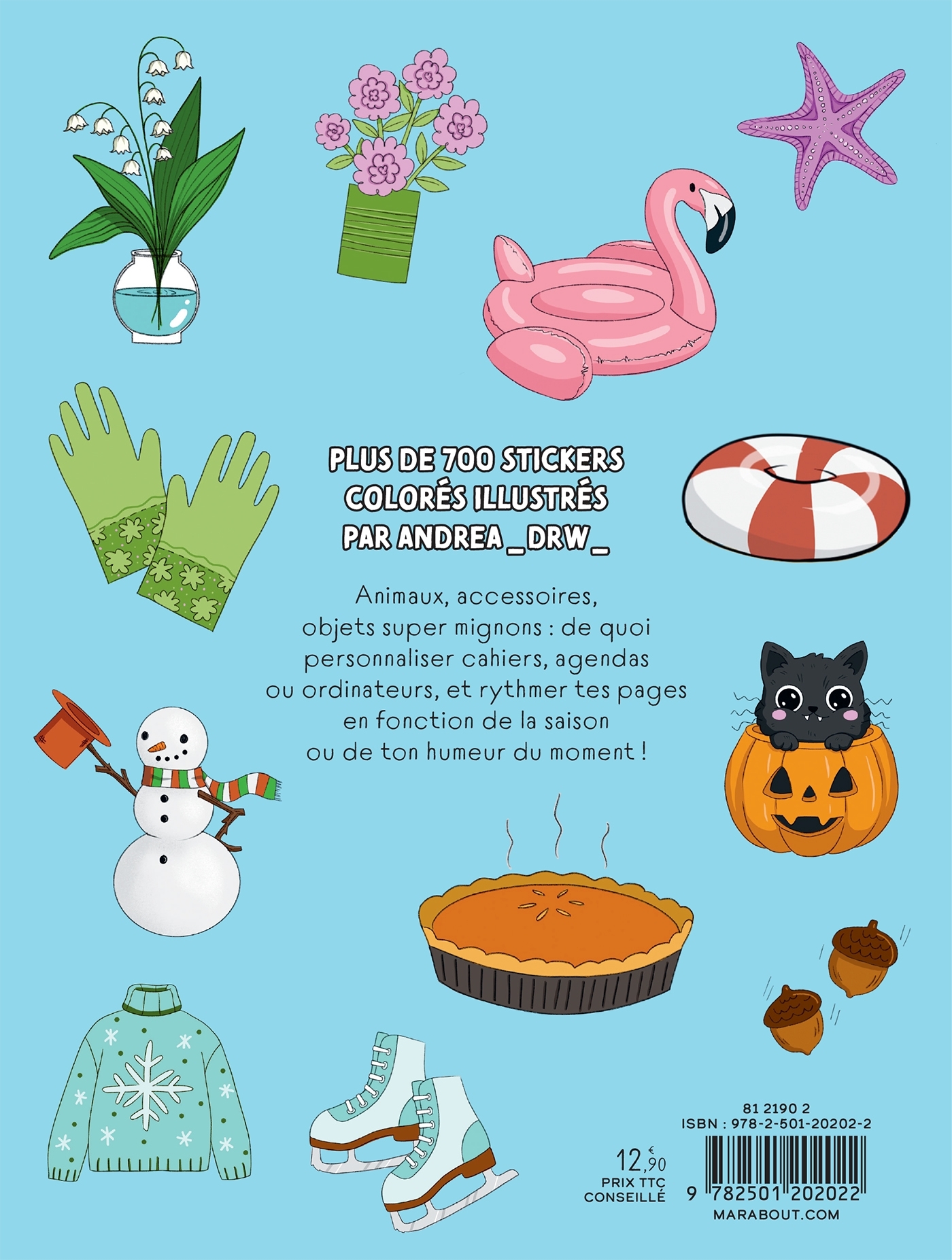 Cute 'n' Cosy - Les 4 saisons -  ANDREA DRAWING,  Andrea_drw_ - MARABOUT
