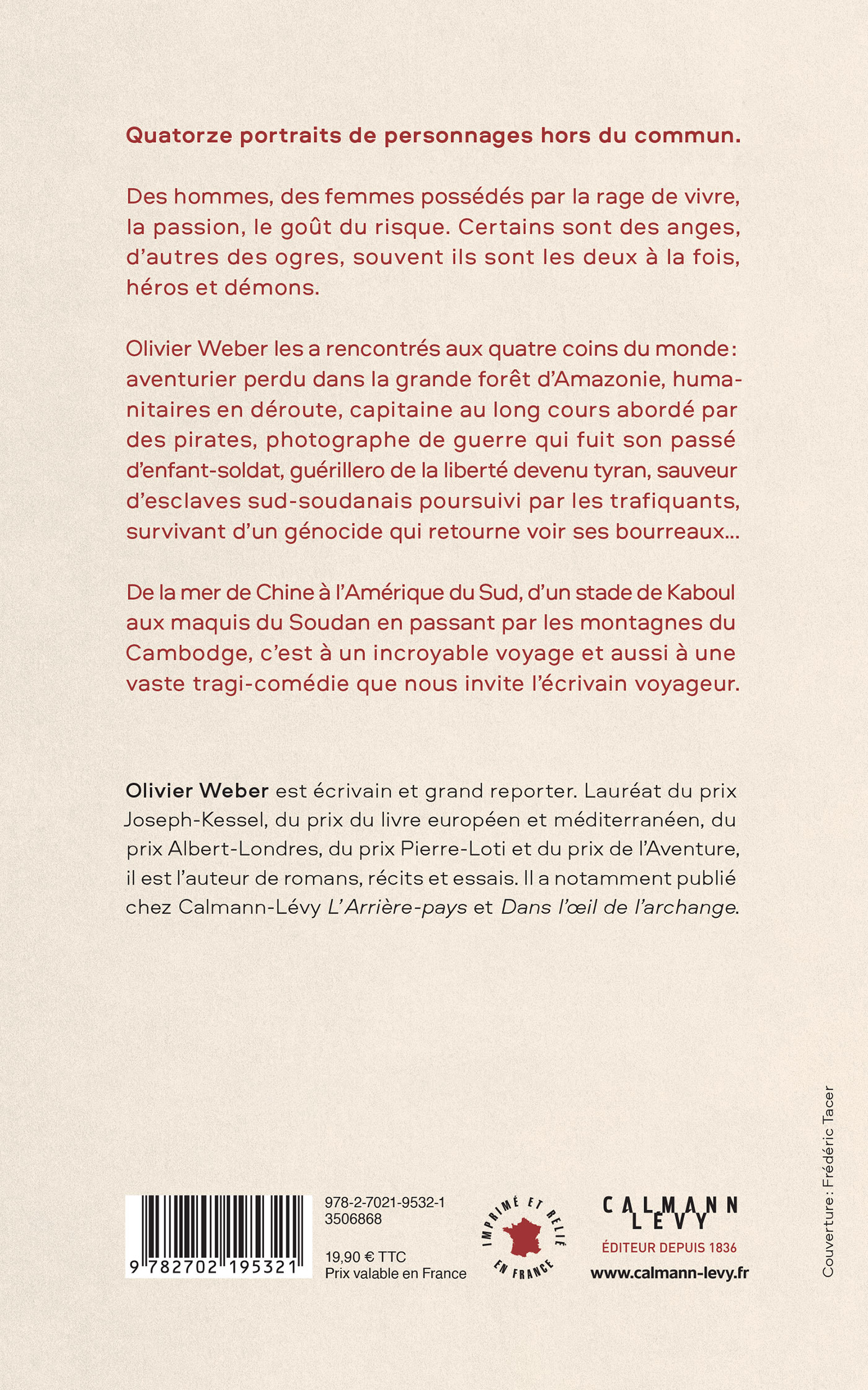 Des anges et des ogres - Olivier Weber - CALMANN-LEVY