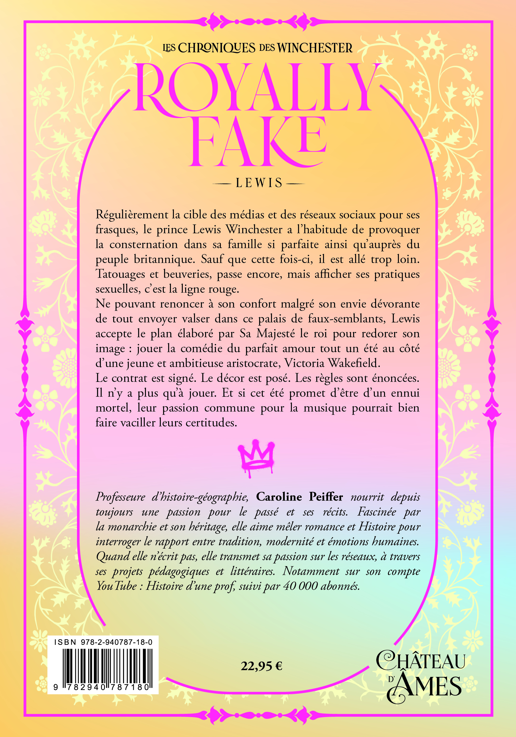 Les Chroniques de Winchester - Royally fake - Caroline Peiffer - CHATEAU AMES