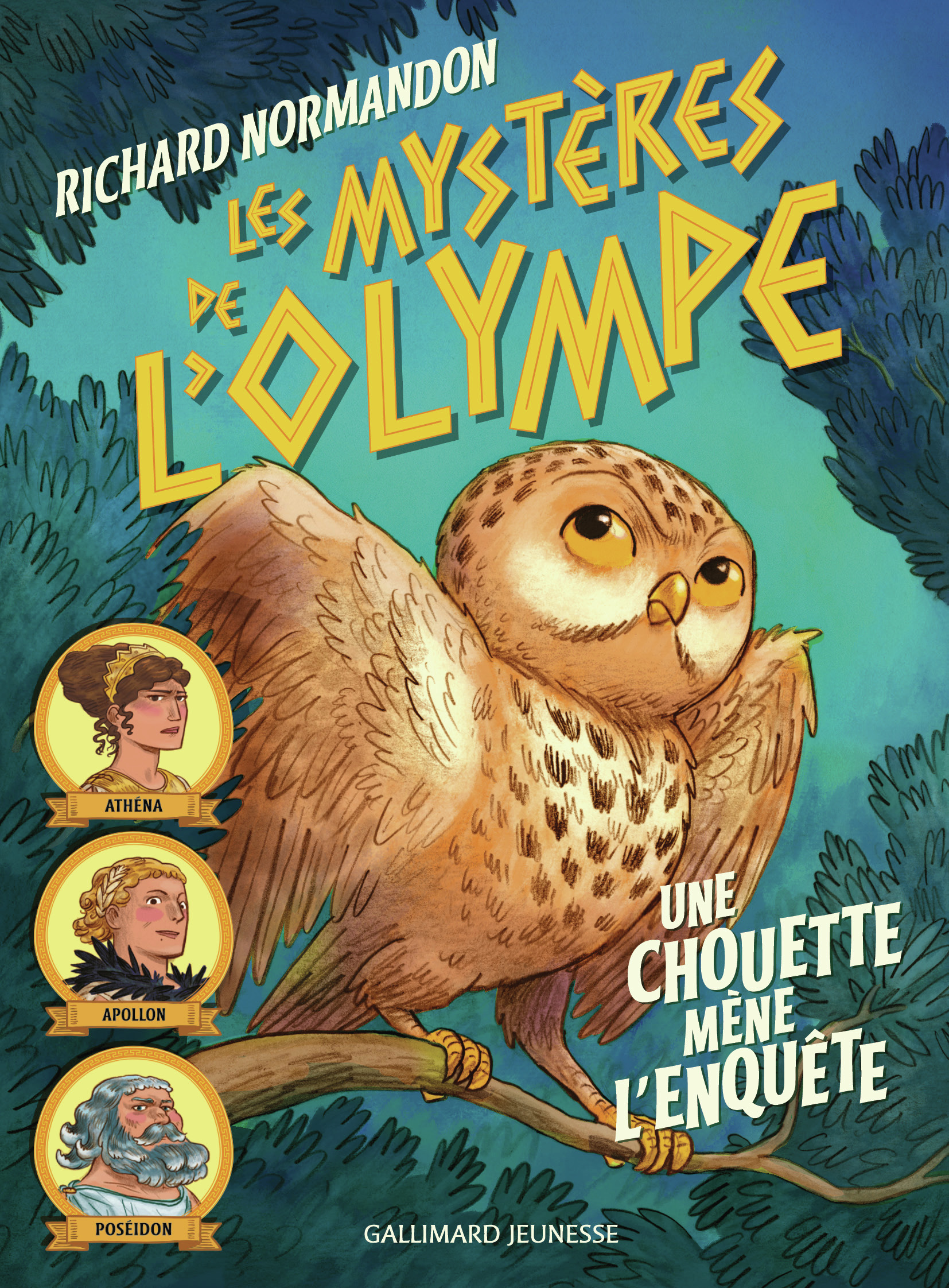 Les mystères de l'Olympe - Richard Normandon - GALLIMARD JEUNE