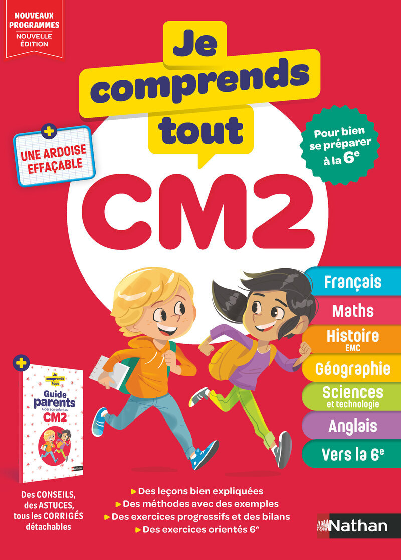 Je Comprends Tout CM2 - Isabelle Petit-Jean, Daniel Bensimhon, Eric Battut, Marianne Breton, Florence Hoegeli-Emmanuelli, Philippe Lapeyre, Clémence Roux de Luze, Marie-Pierre Saulze - NATHAN