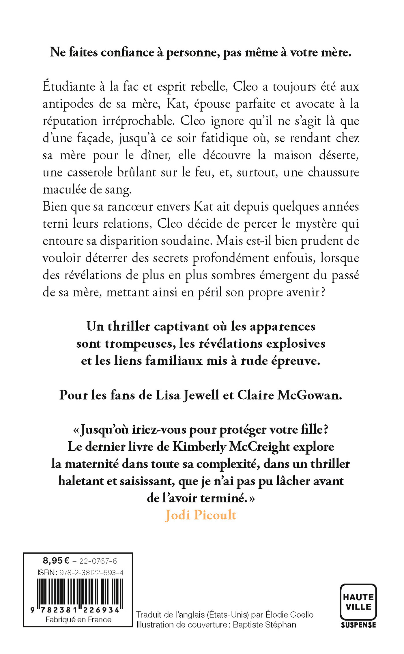 Telle mère, telle fille - Kimberly McCreight - HAUTEVILLE