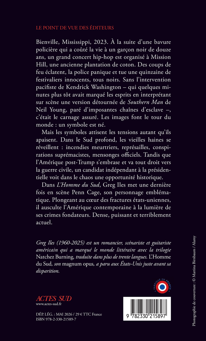 L'Homme du Sud - Greg Iles - ACTES SUD