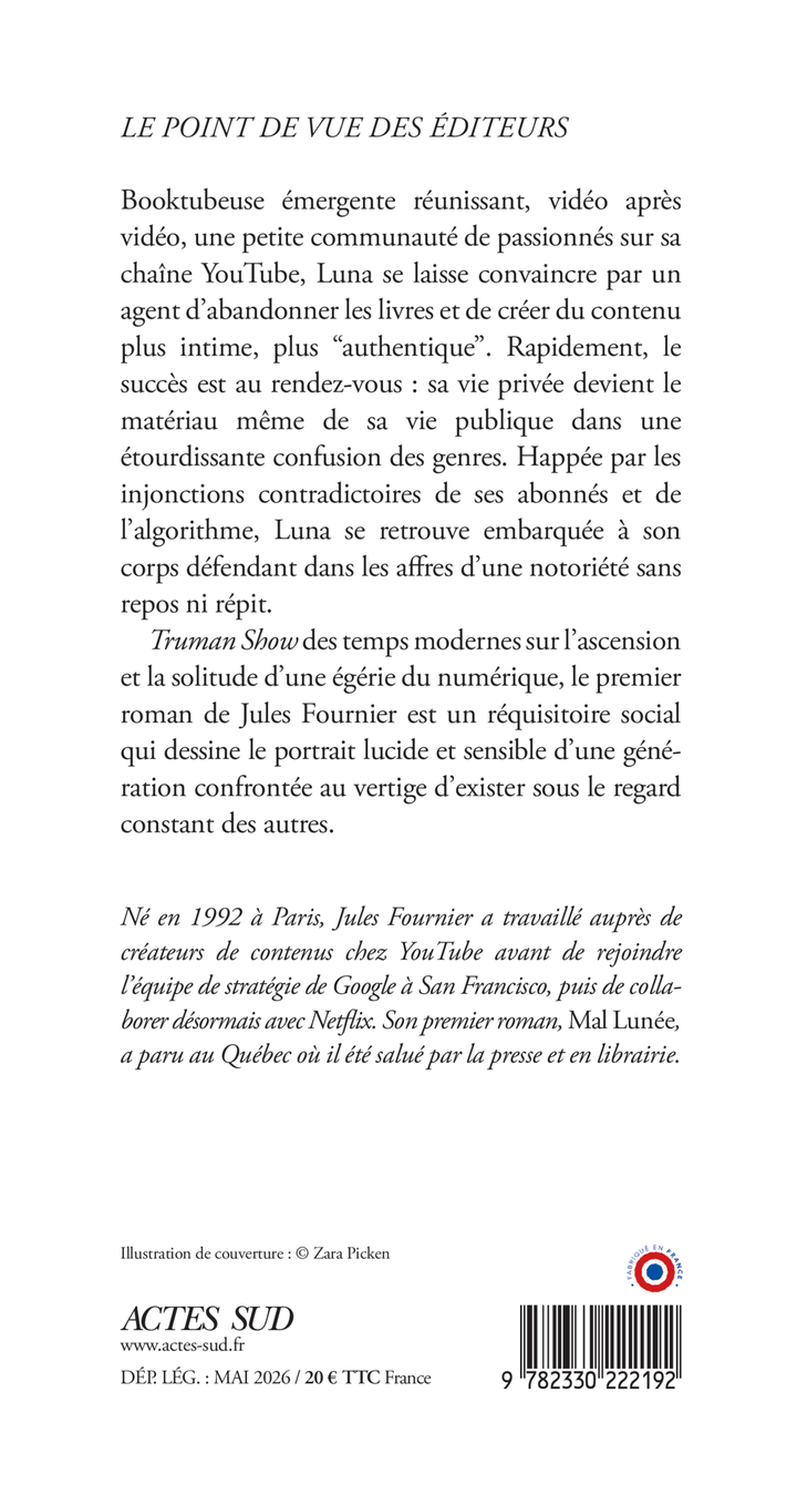 Mal Lunée - Jules Fournier - ACTES SUD
