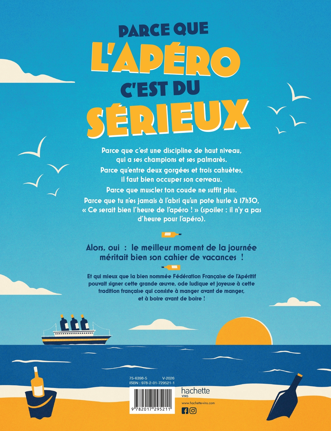 Le Cahier de vacances de l'Apéro -   - HACHETTE PRAT