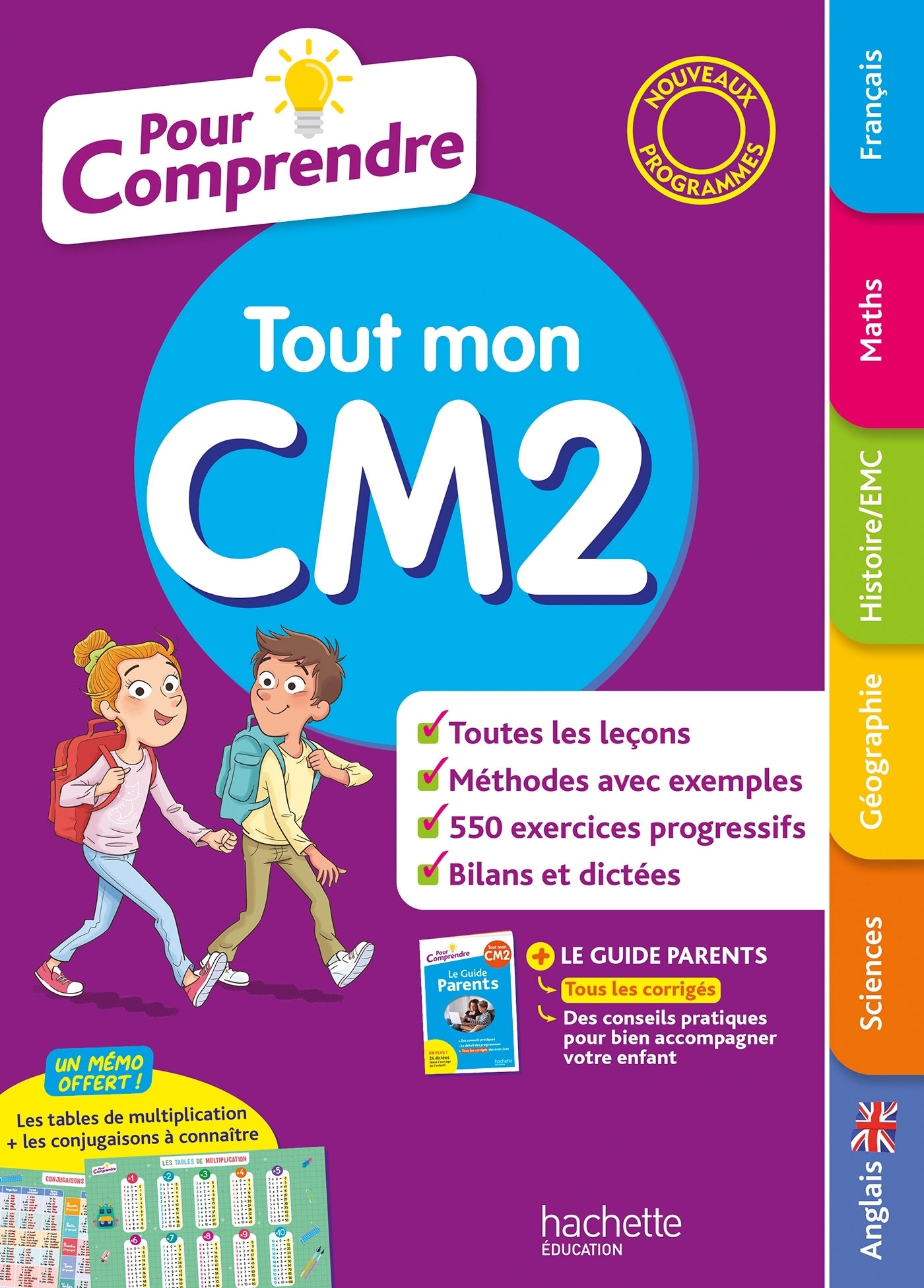 Pour comprendre Tout mon CM2 - Jack Guichard, Jean-Étienne Hérété, Fabienne Dachet, Laure Voirin-Bremont, Pierre Brémont, Séverine Chatelain, Pascale Huet, Daniel Berlion, Laure Voirin - HACHETTE EDUC