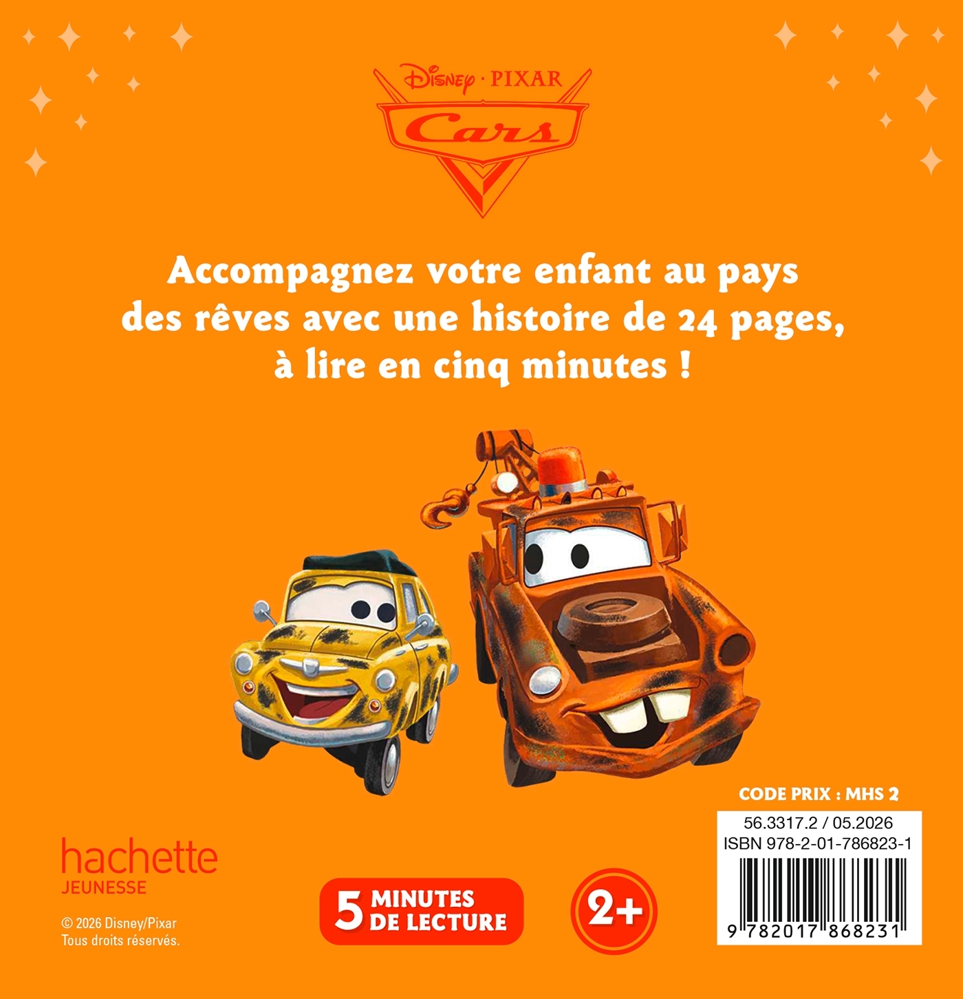 CARS - Mon Histoire du soir - La Parade des Pompiers - Disney Pixar -  Disney - DISNEY HACHETTE