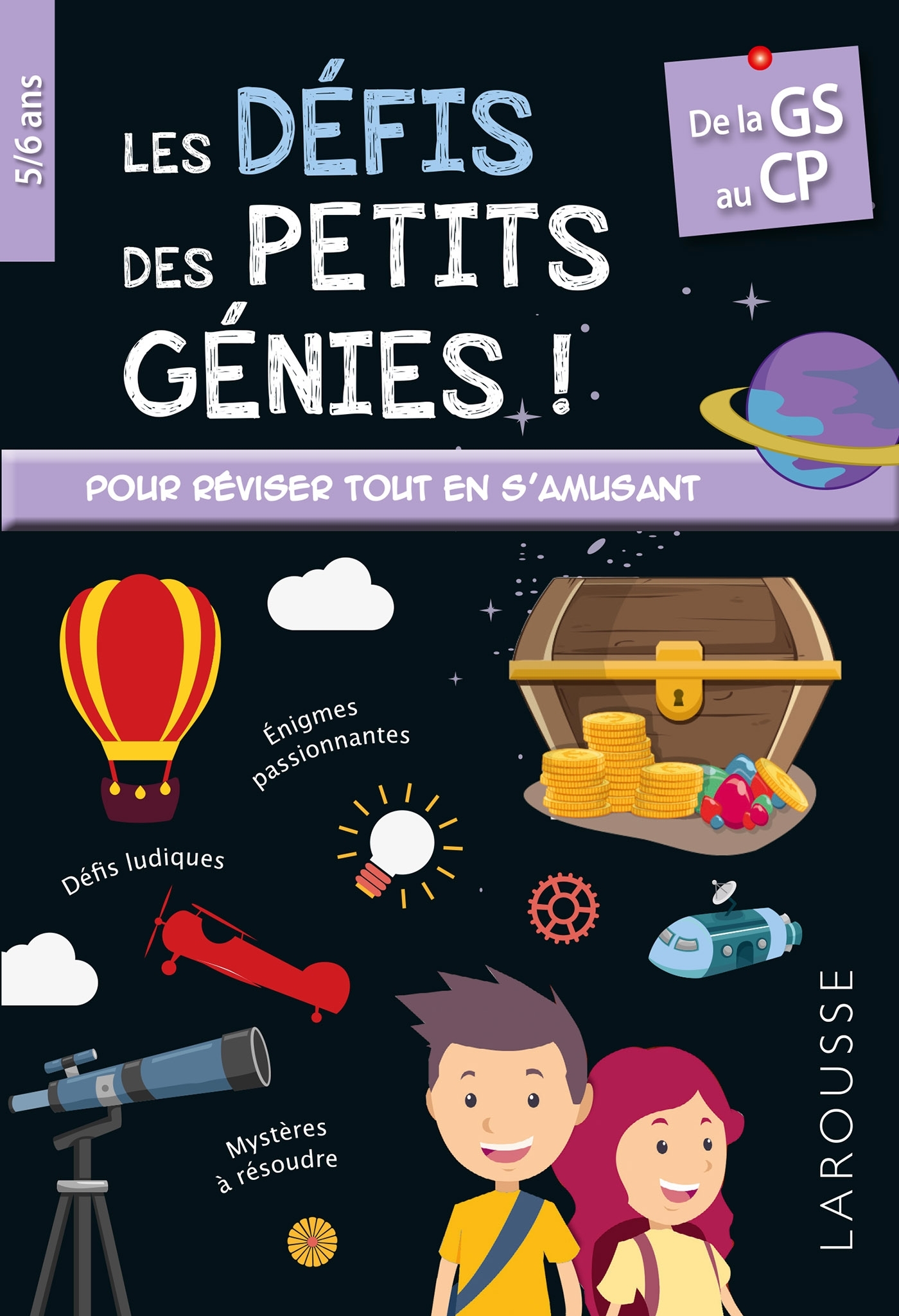 Les défis des Petits Génies Grande section - CP  -  Collectif - LAROUSSE