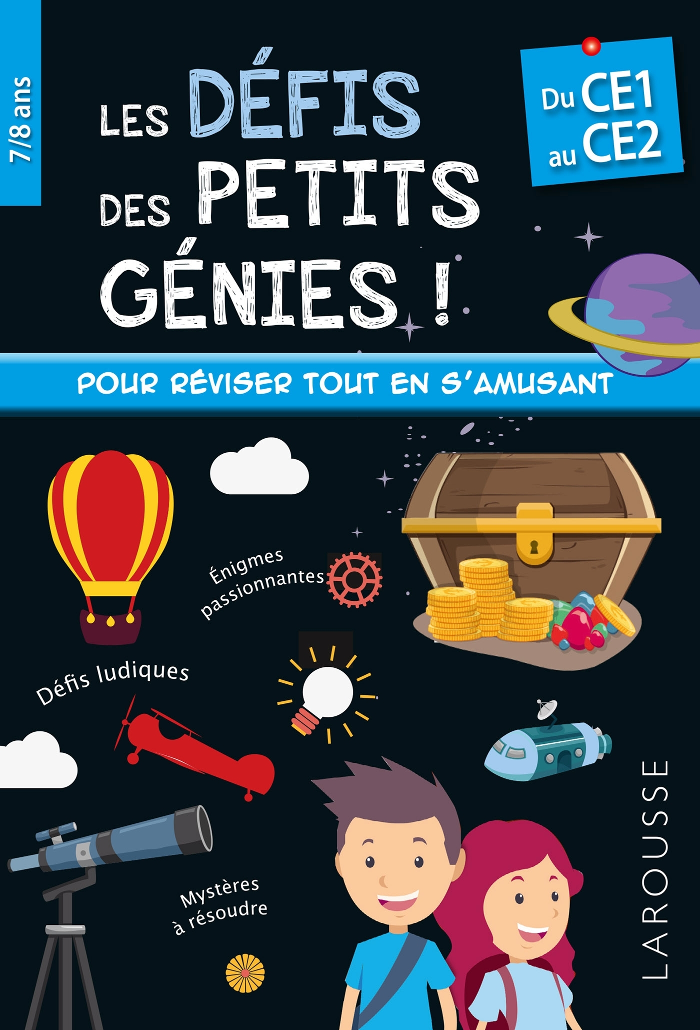 Les défis des Petits Génies CE1-CE2 -  Collectif - LAROUSSE