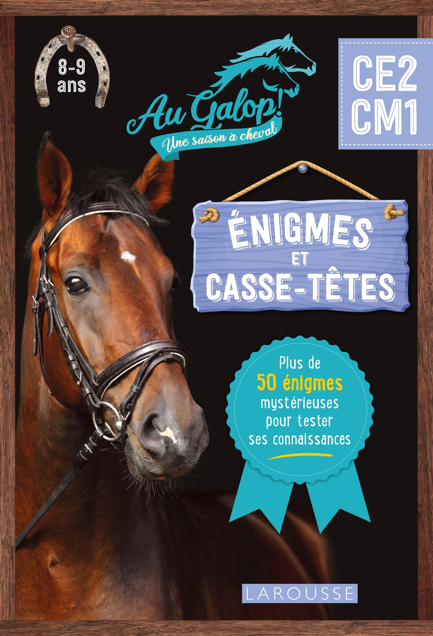 Enigmes et Casse-têtes Au Galop du CE2 au CM1 - Béatrix Lot - LAROUSSE