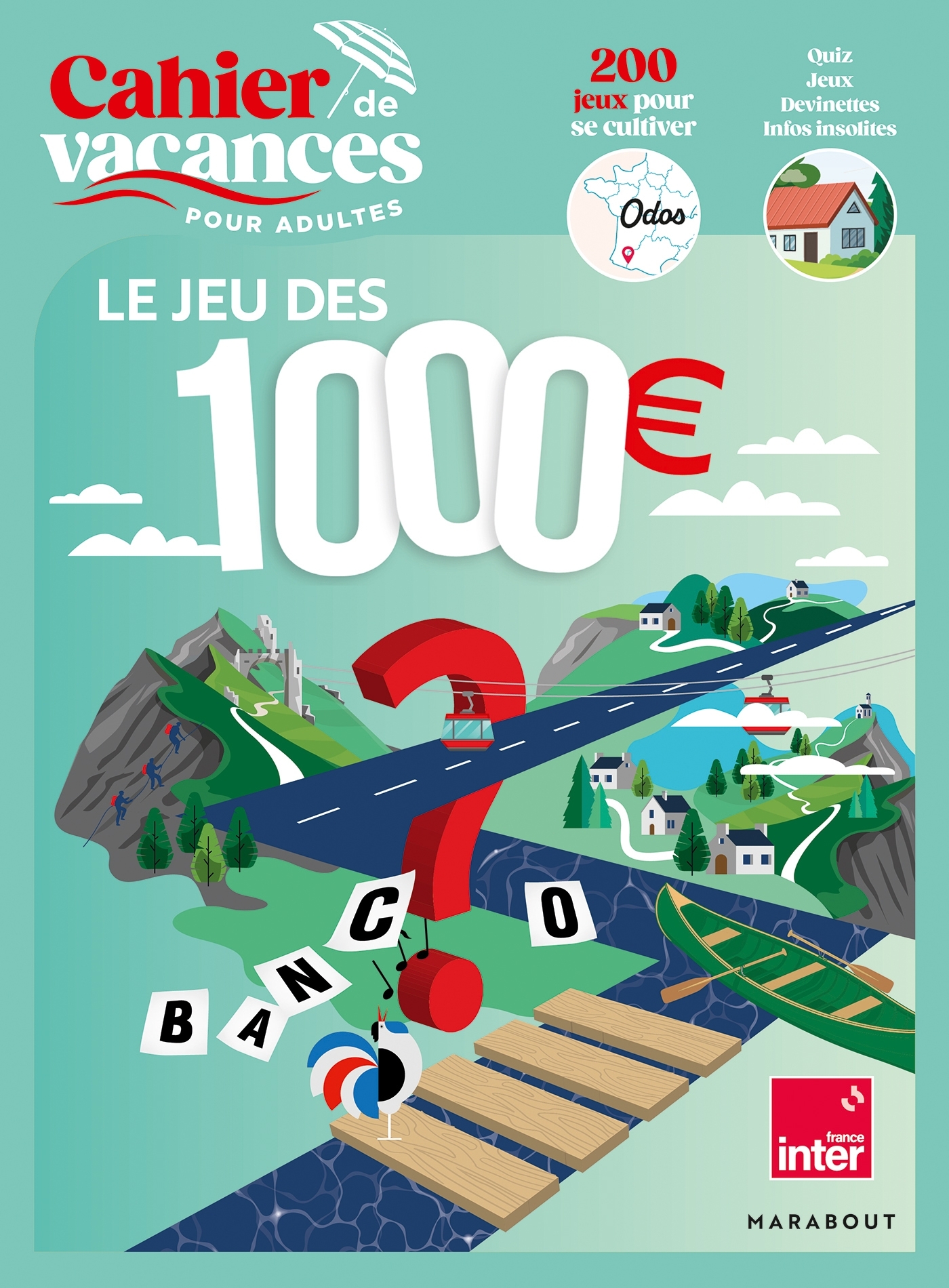 Cahier de vacances Jeux des 1000  -  - MARABOUT