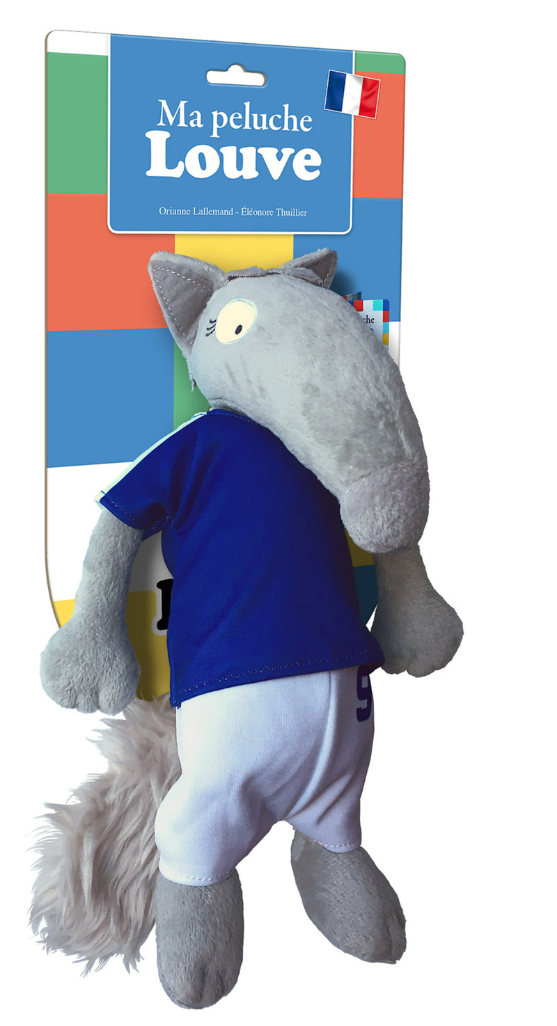 Ma peluche Louve foot - Orianne LALLEMAND, Éléonore THUILLIER - AUZOU
