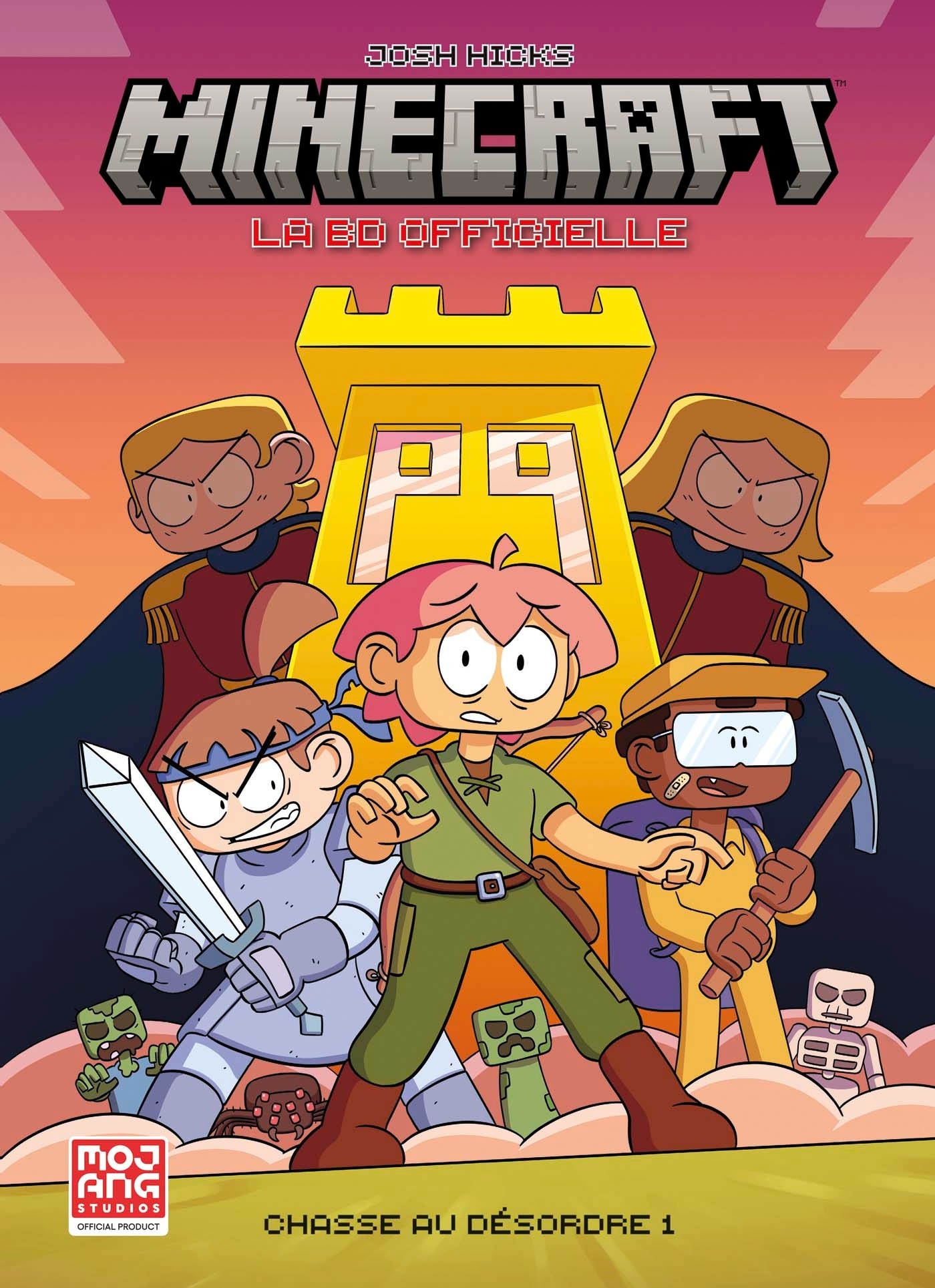 Minecraft la BD officielle T01 :  Chasse au désordre - Josh Hicks - PANINI