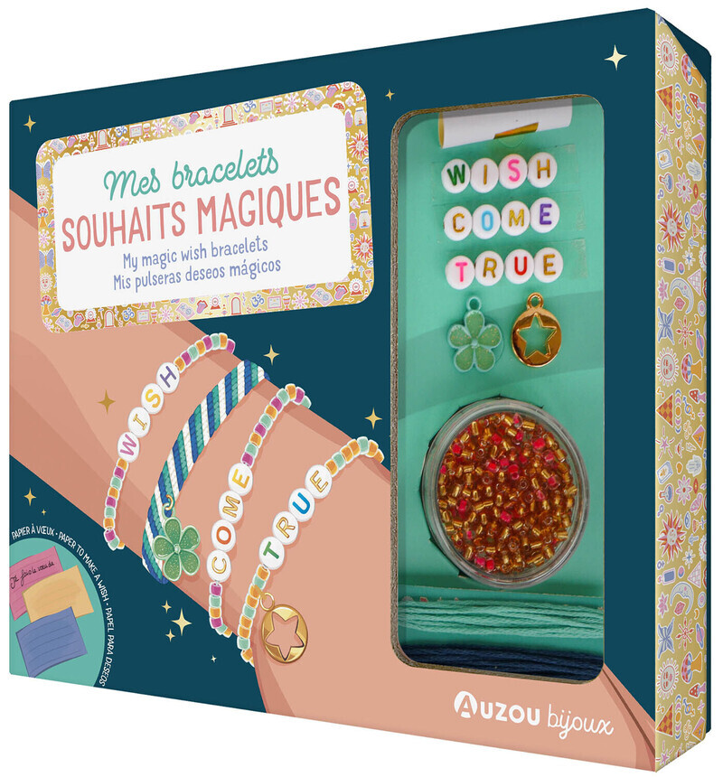 Mes bracelets souhaits magiques -  - AUZOU