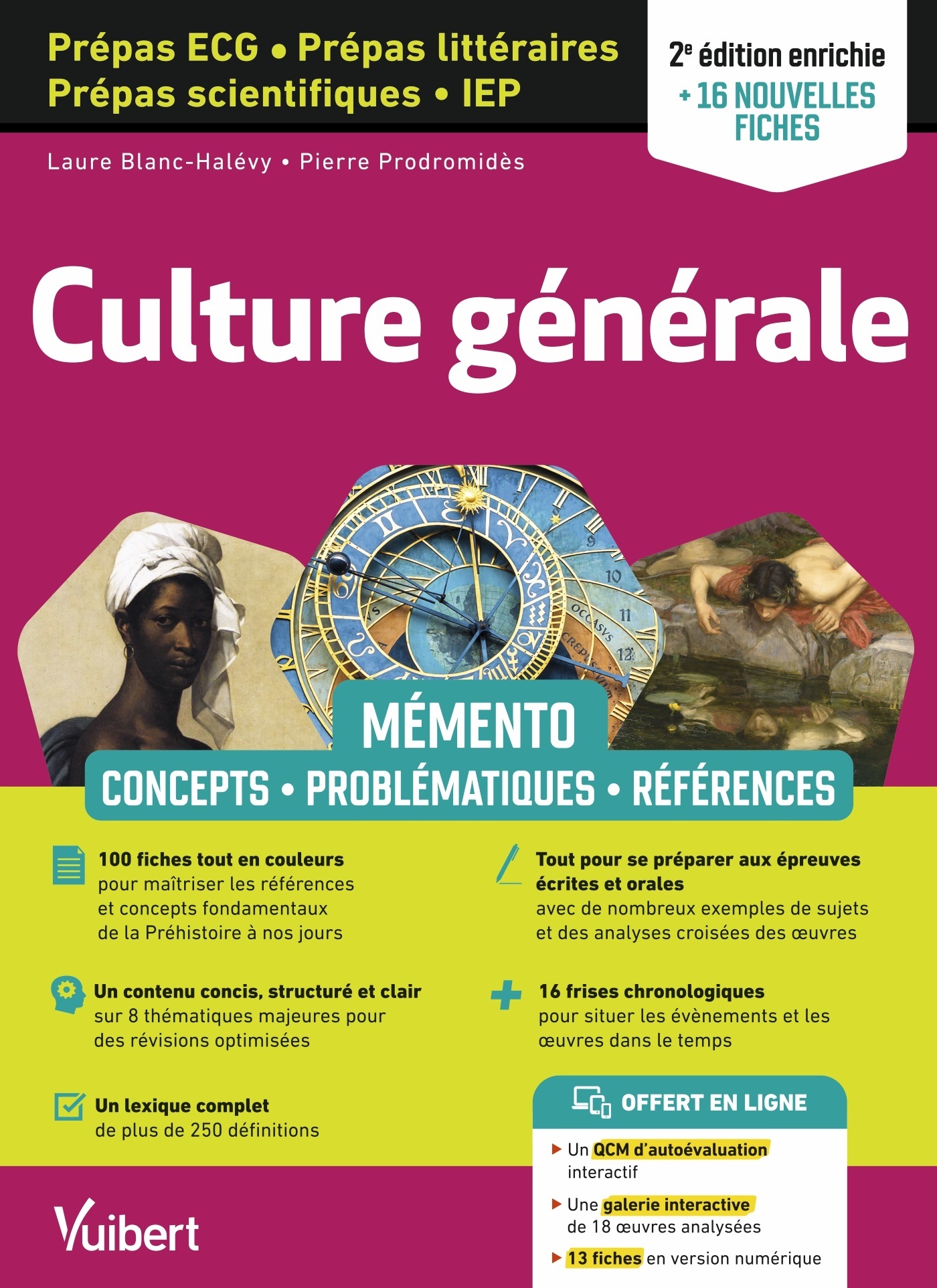 Mémento Culture générale - prépas ECG - prépas scientifiques - prépas littéraires - IEP - Laure Blanc-Halevy, Pierre Prodromidès - VUIBERT