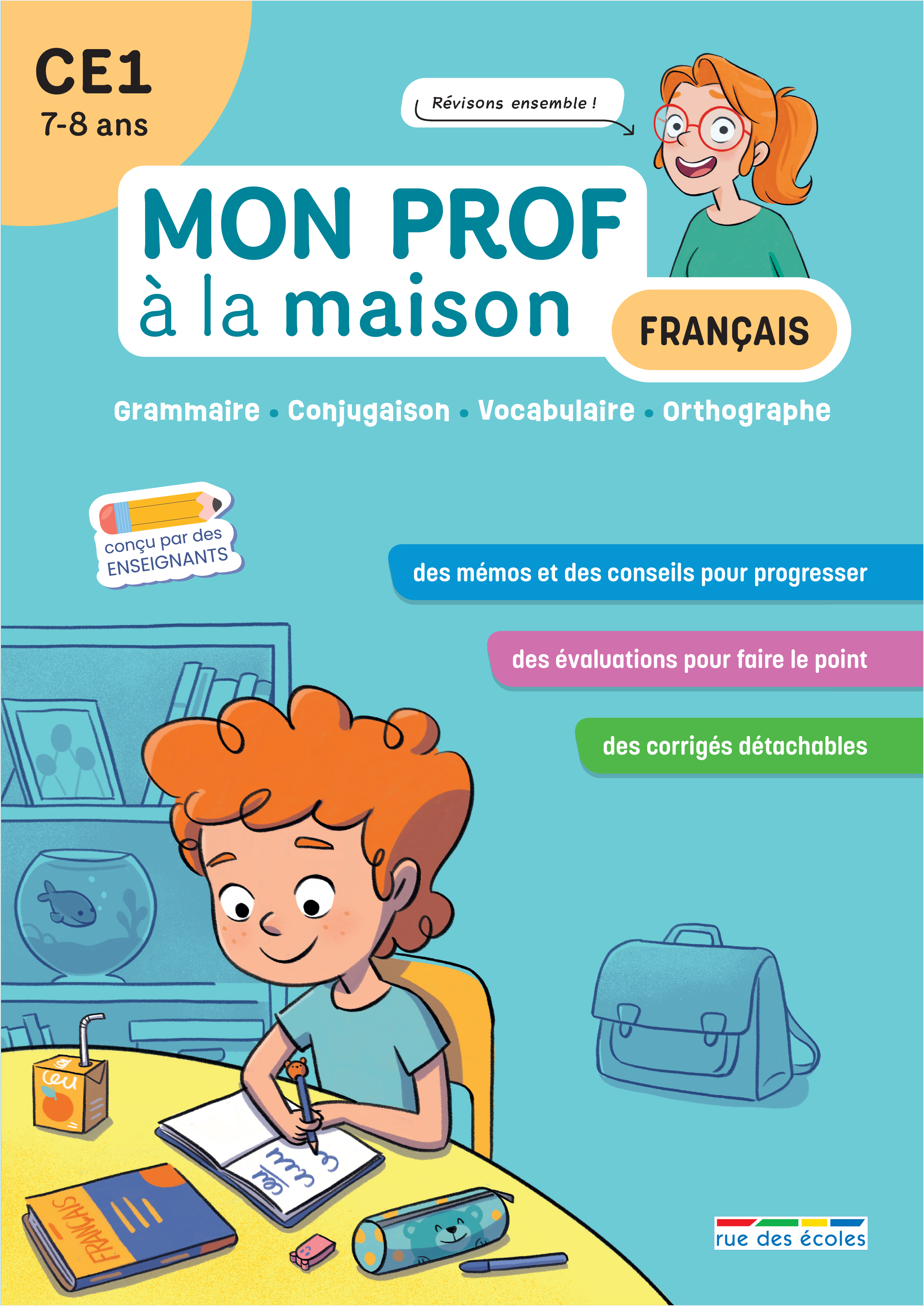 Mon prof à la maison - Français CE1 -  Collectif - RUE DES ECOLES