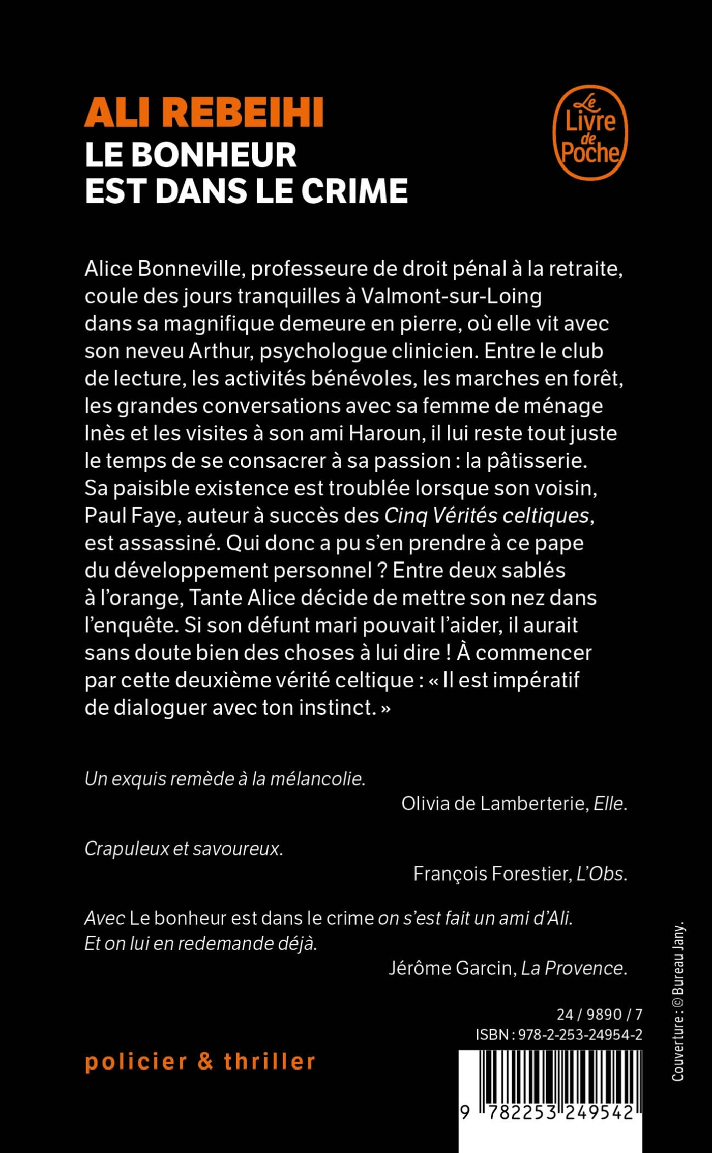 Le Bonheur est dans le crime (Tante Alice enquête, Tome 1) - Ali Rebeihi - LGF