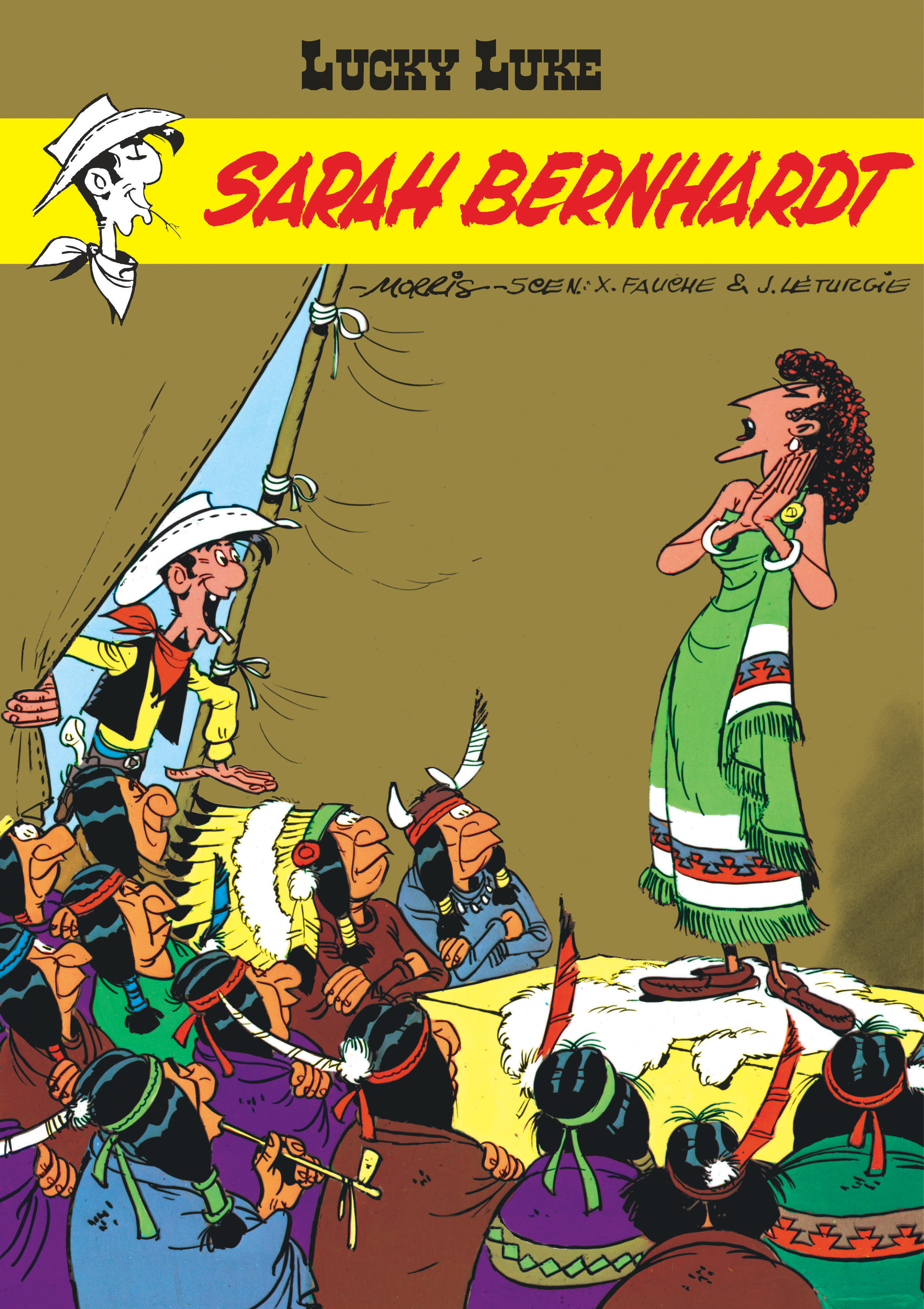Lucky Luke - Tome 19 - Sarah Bernhardt -  Fauche - LUCKY