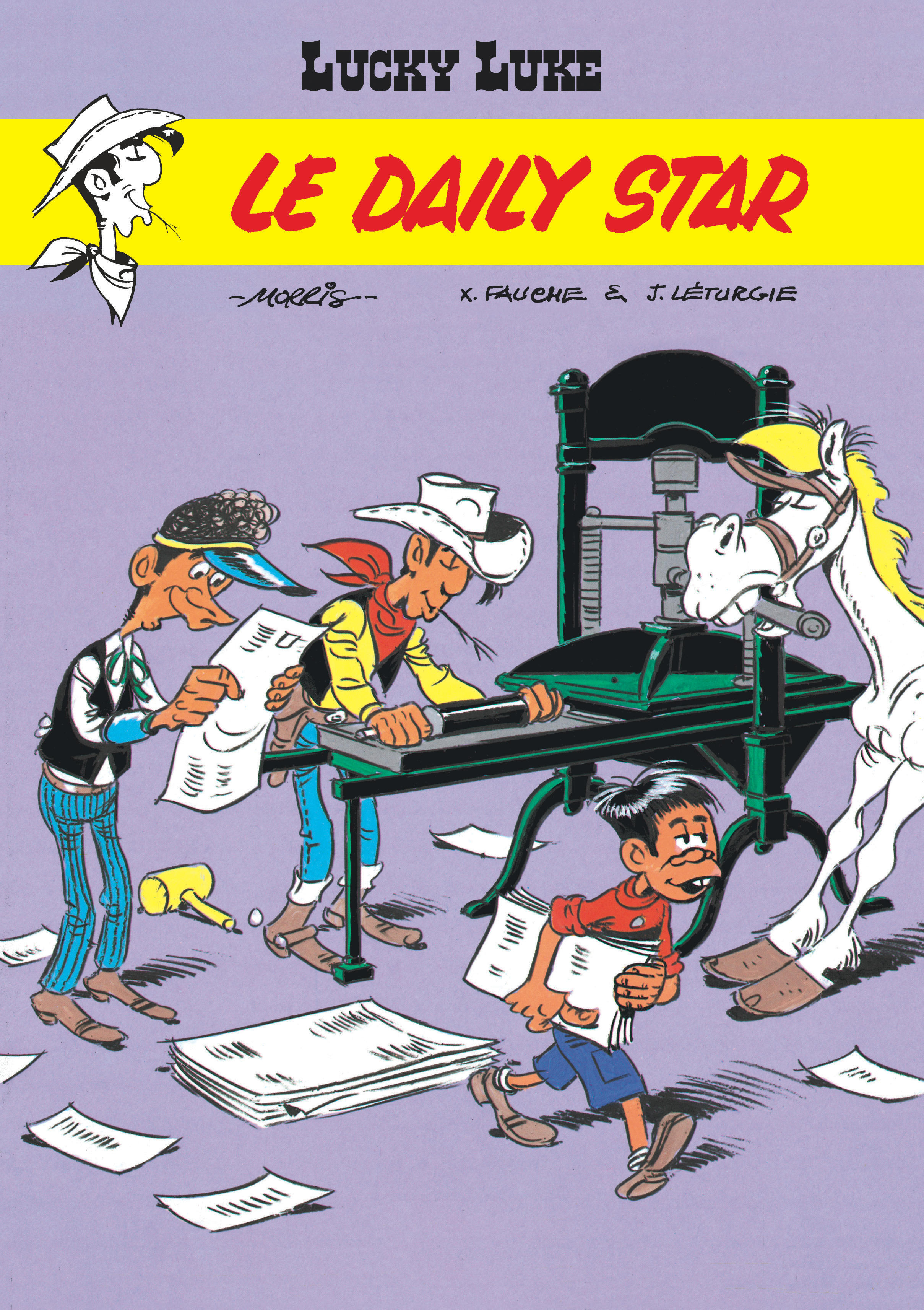 Lucky Luke - Tome 23 - Le Daily Star -  Léturgie Jean,  Fauche, Jean LETURGIE - LUCKY