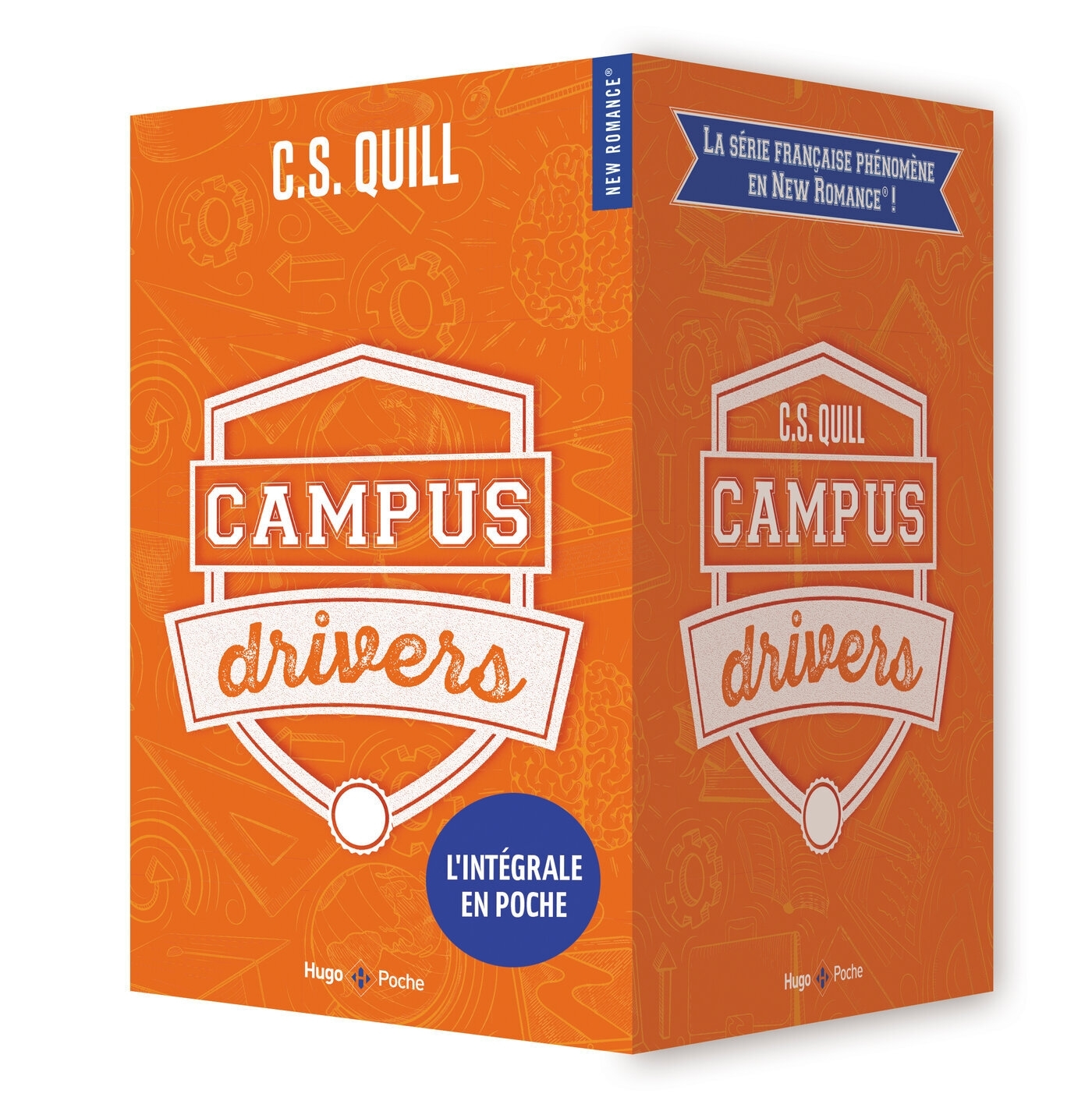 Coffret Campus drivers Tomes 01 à 05 - poche - C. S. Quill - HUGO POCHE