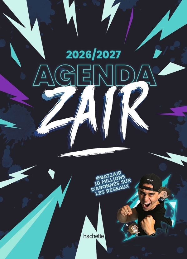 Agenda Zair 2026-2027 -  Batzair - HACHETTE PRAT