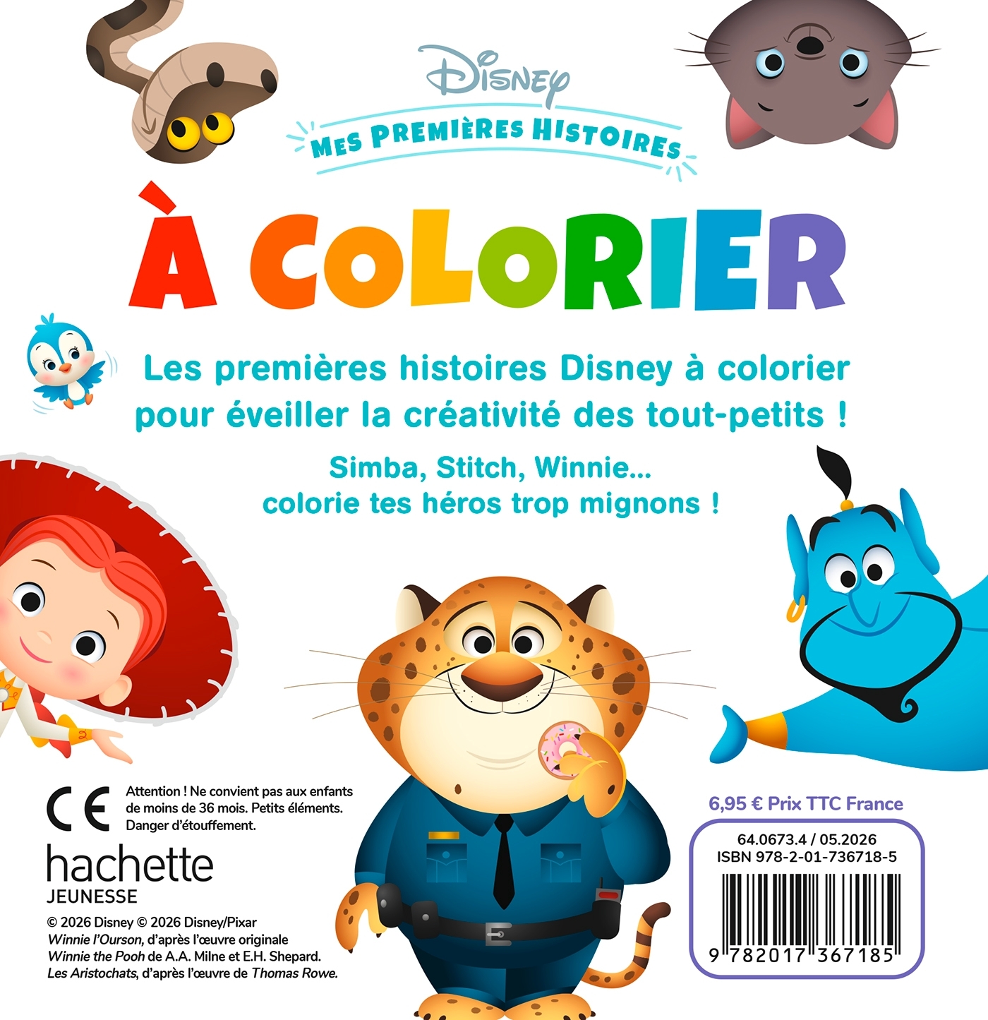 DISNEY BABY - Mes Premières histoires - L'intégrale à colorier -  Disney - DISNEY HACHETTE