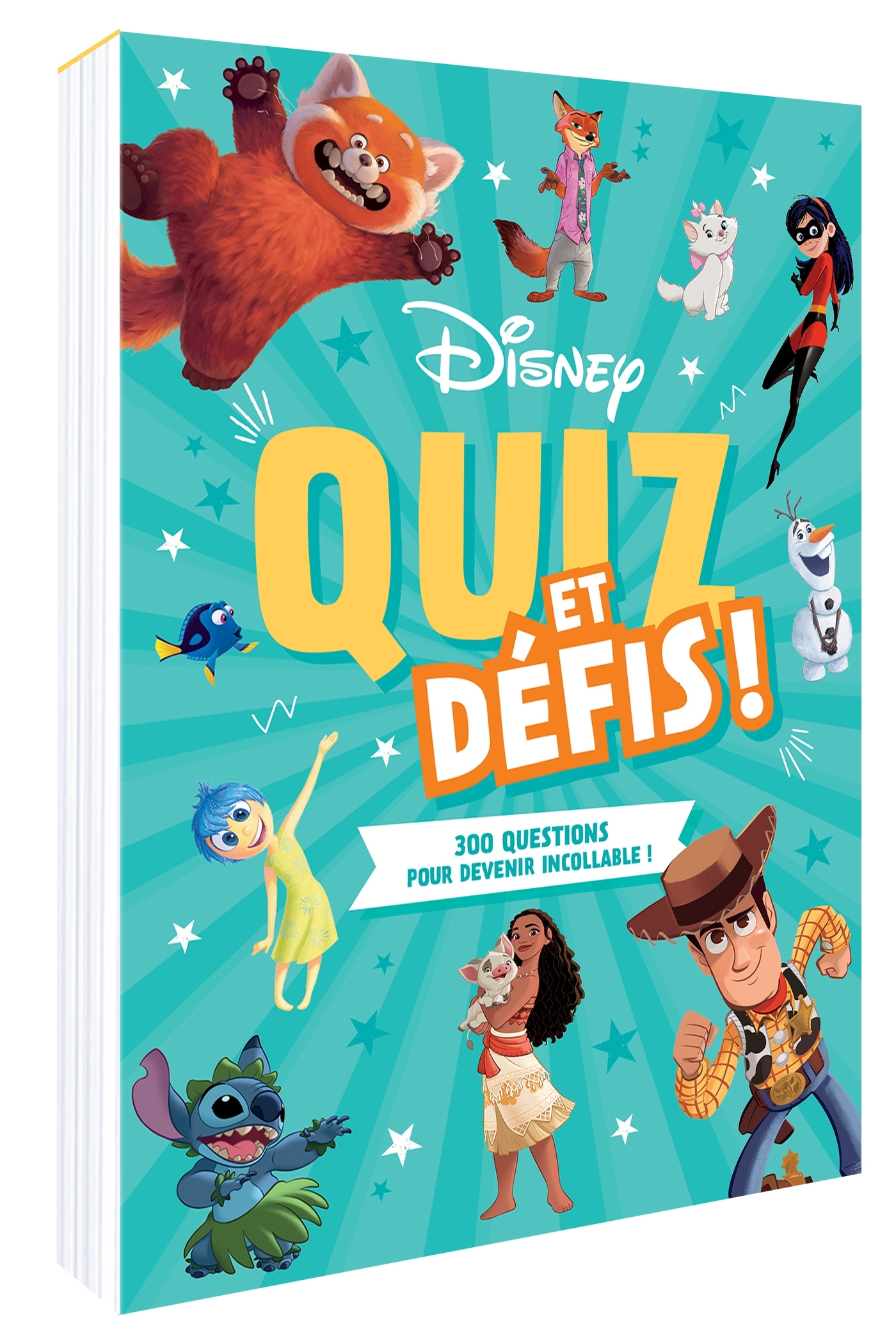 DISNEY - Bloc - Quiz et Défis : 300 questions pour devenir incollable ! -  Disney - DISNEY HACHETTE
